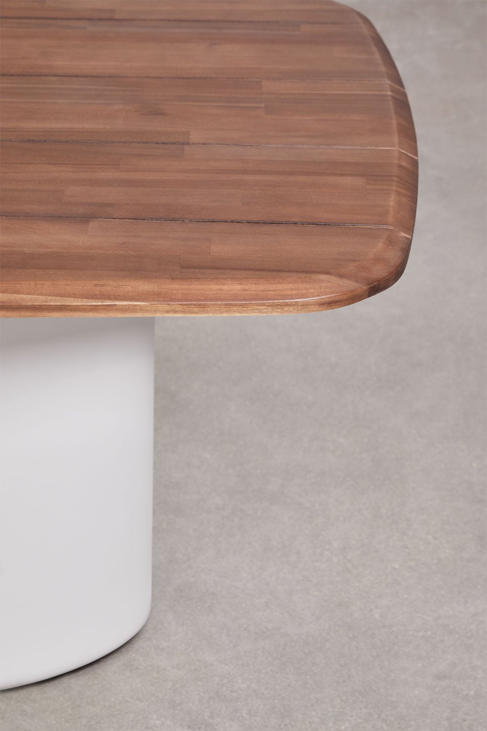 Table de jardin rectangulaire 270x110 cm en bois d'acacia Leighton, image de la galerie 6