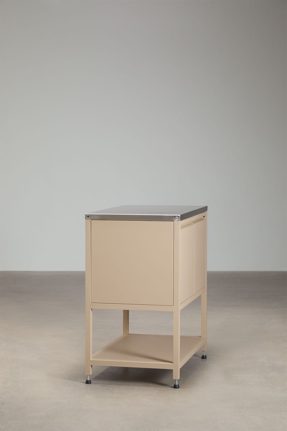 Module de rangement pour cuisine modulaire d'extérieur en acier Savona, image de la galerie 2