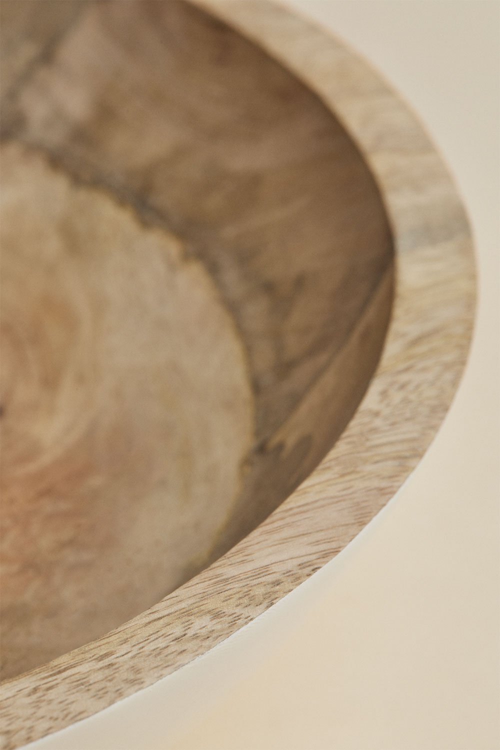 Bol décoratif en bois de manguier Fruela, image de la galerie 3