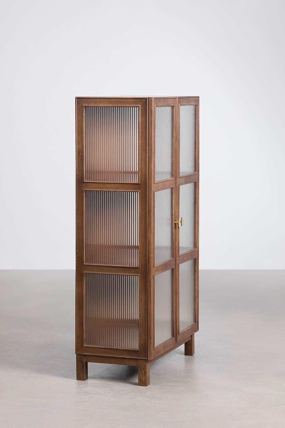 Vitrine en bois de manguier et verre Ildara, image de la galerie 4