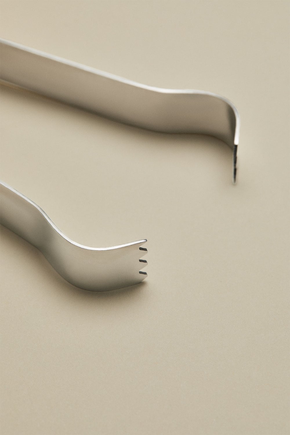 Pince à glace en acier inoxydable et bambou Dakomi, image de la galerie 3