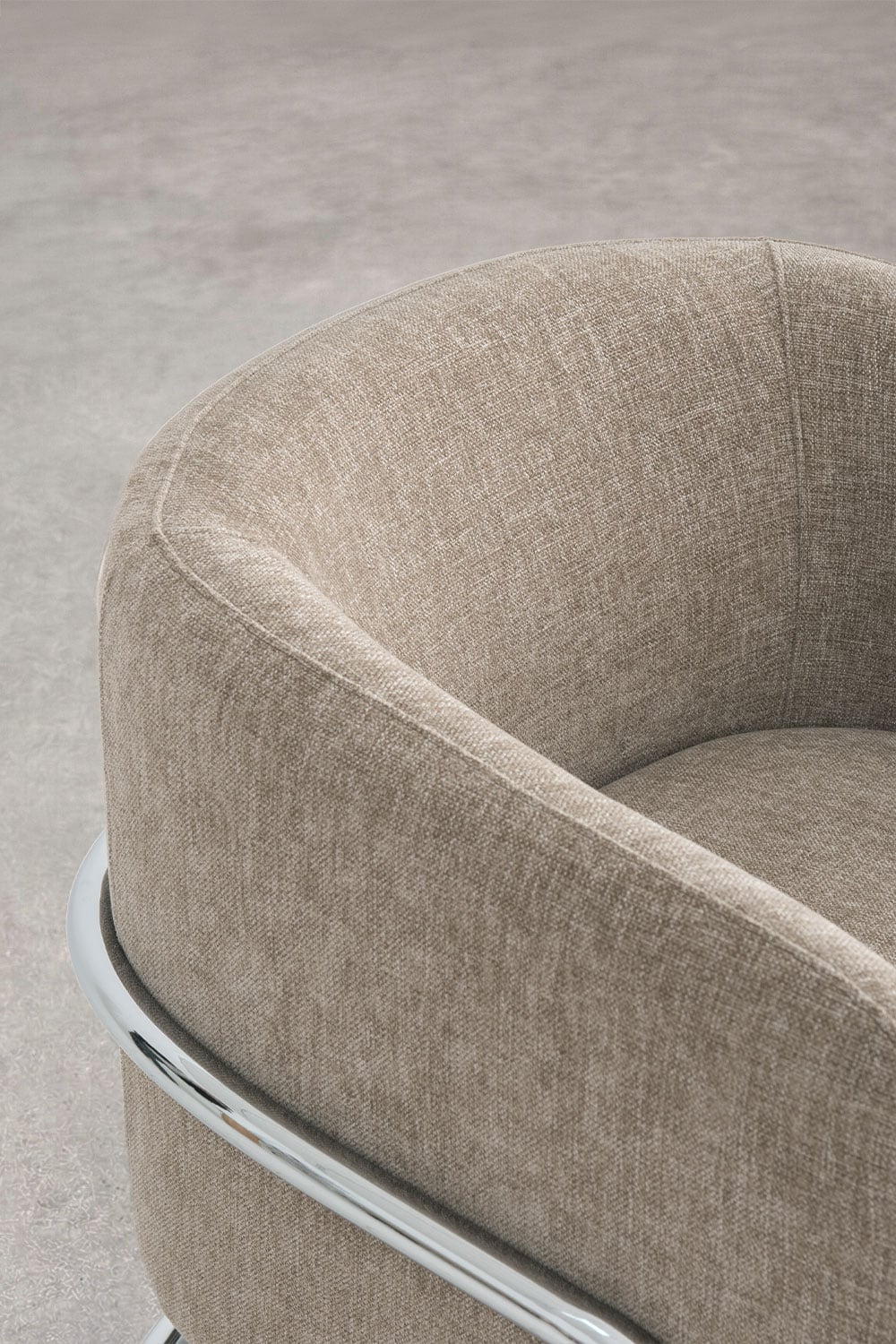 Fauteuil rembourré et en fer Zantria, image de la galerie 2