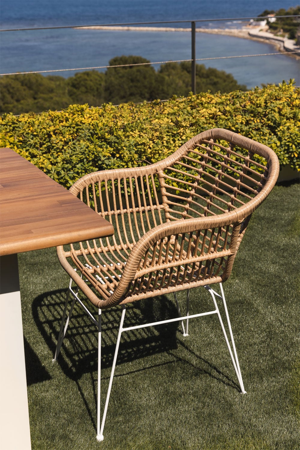 Chaise de jardin en rotin synthétique Zole, image de la galerie 1