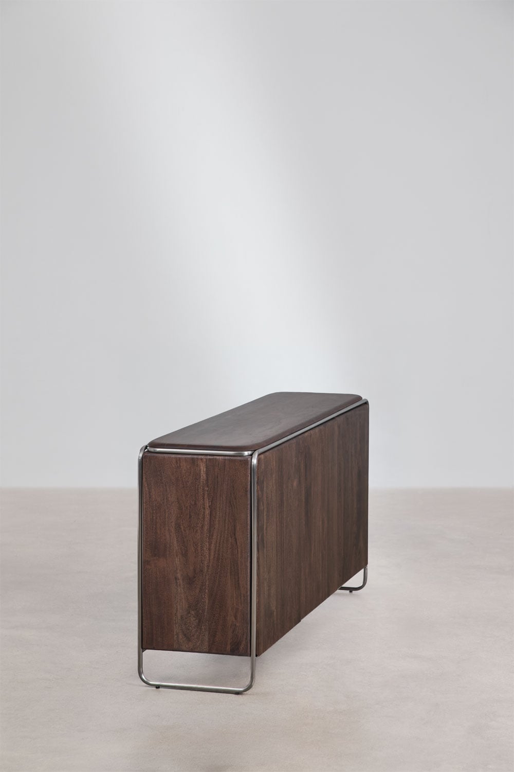 Buffet en bois d'acacia et acier inoxydable Altrex, image de la galerie 2