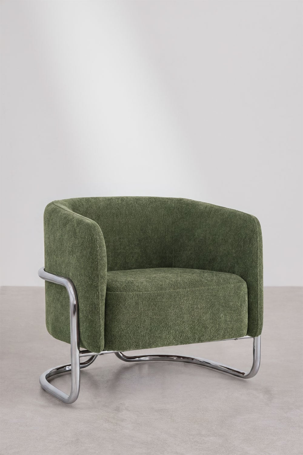 Fauteuil rembourré et en fer Zantria, image de la galerie 1