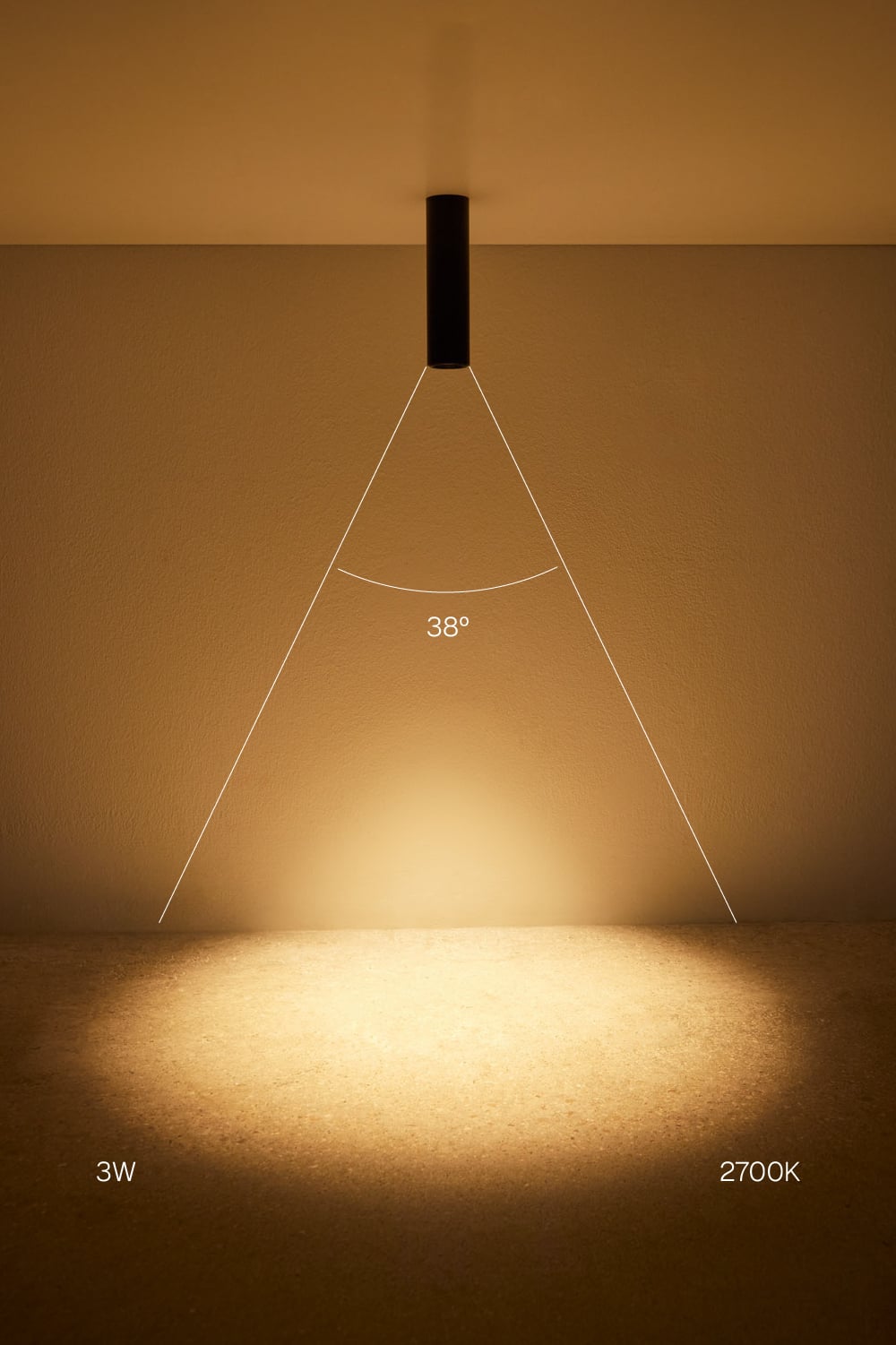 Applique de plafond LED de surface ronde en aluminium Luisiana Ø4 cm, imagen de galeria 2