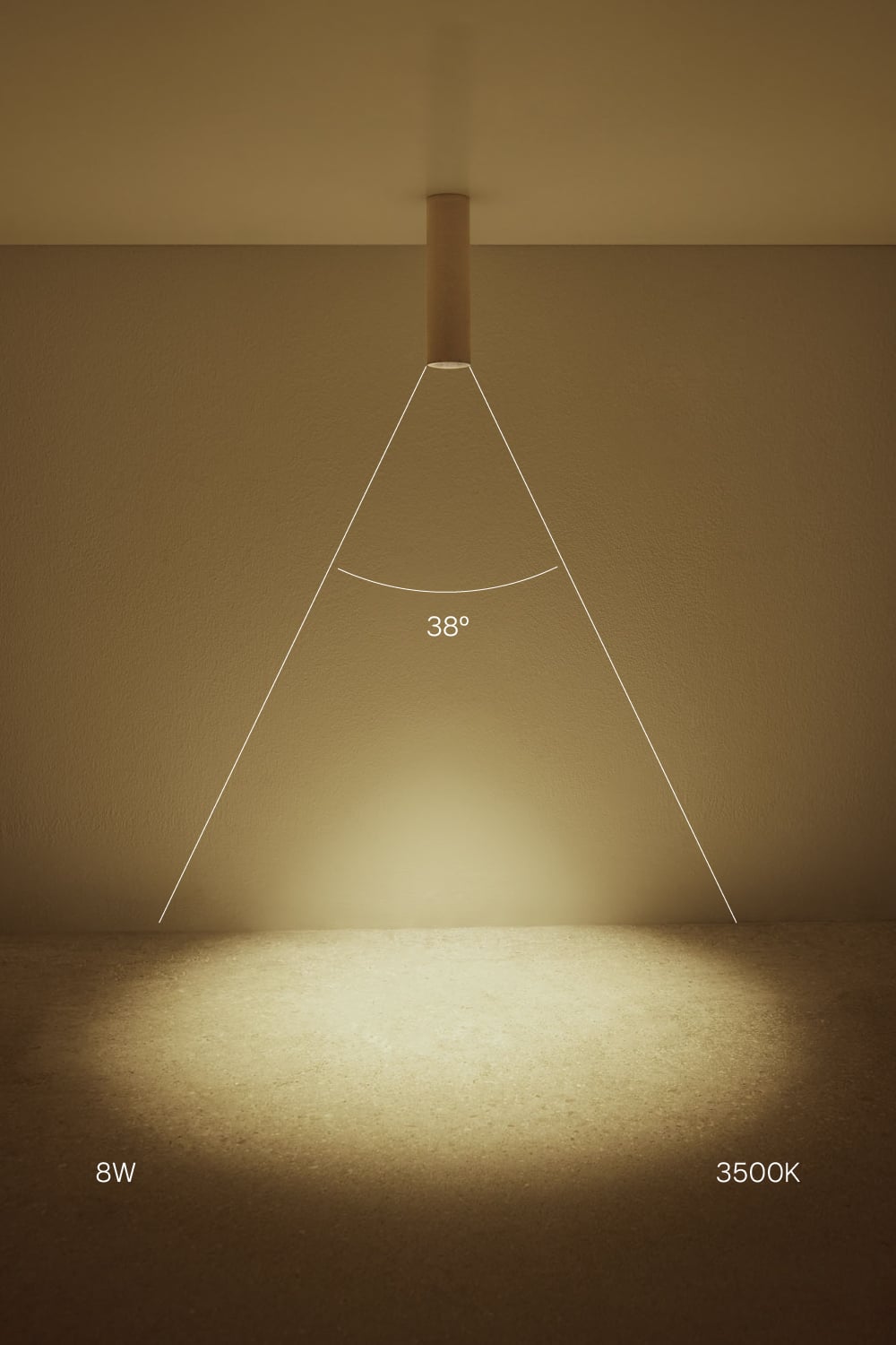 Applique de plafond LED de surface ronde Ø7,2 cm en aluminium Luisiana, imagen de galeria 2