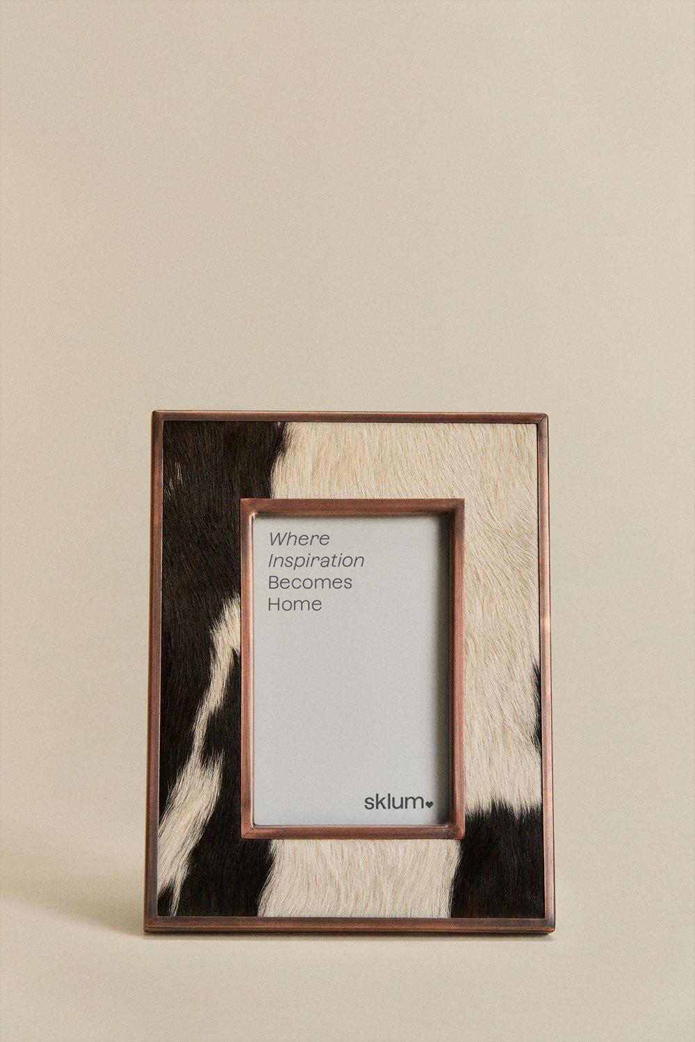 Cadre photo en cuir et acier Braviont, image de la galerie 4