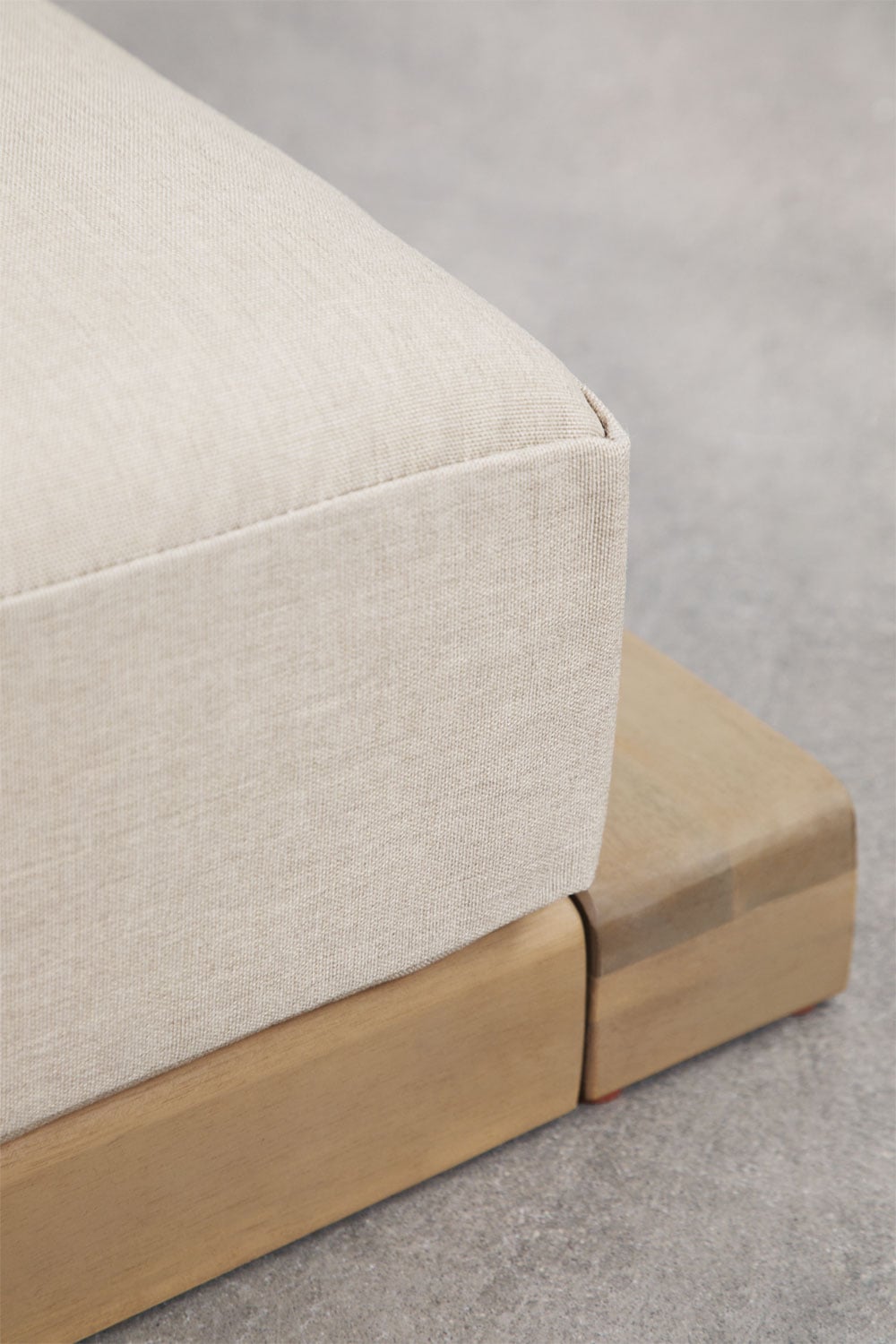 Chaise longue inclinable en bois d'acacia Brivori, image de la galerie 7