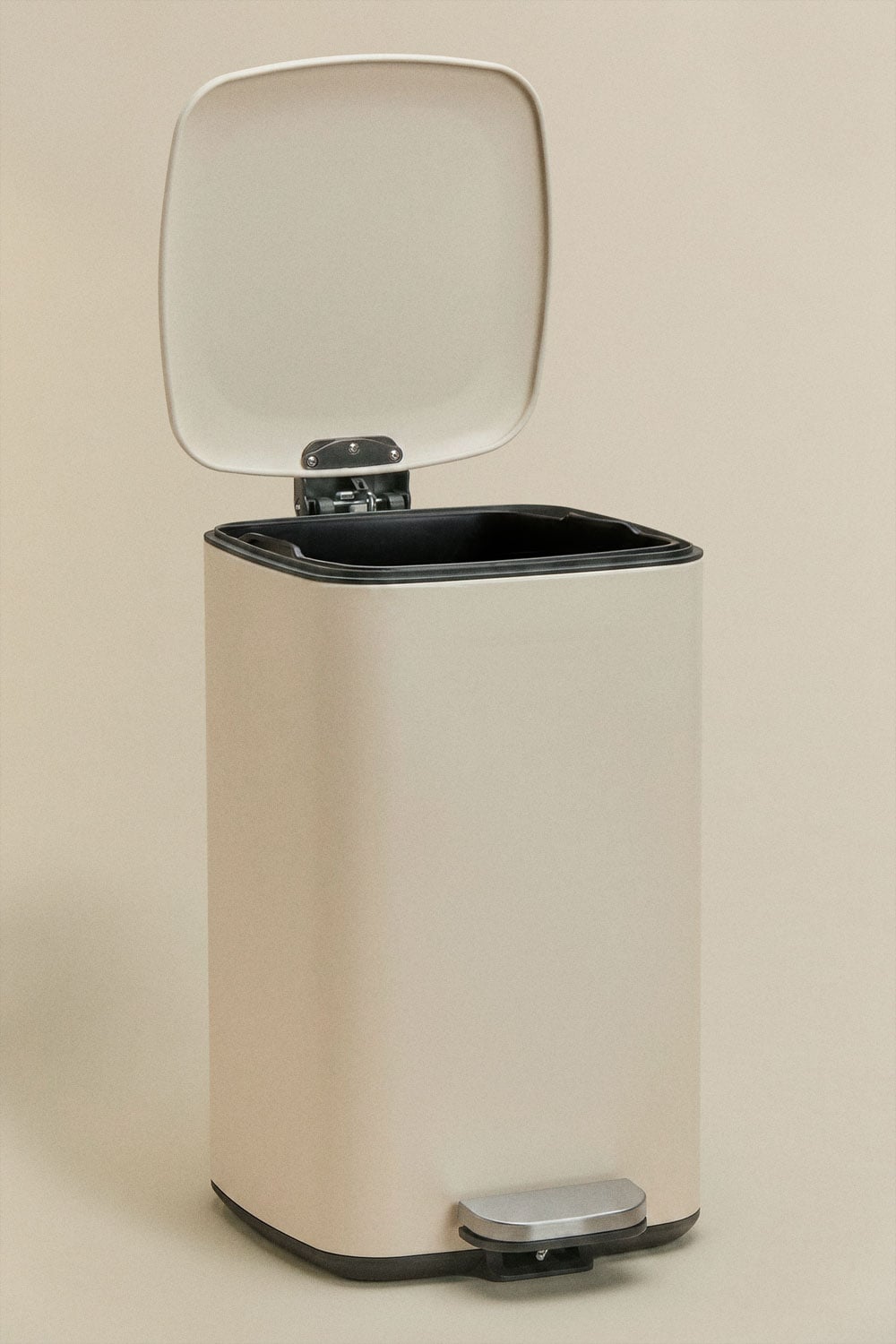 Poubelle à pédale pour extérieur en acier Sosuina, image de la galerie 2