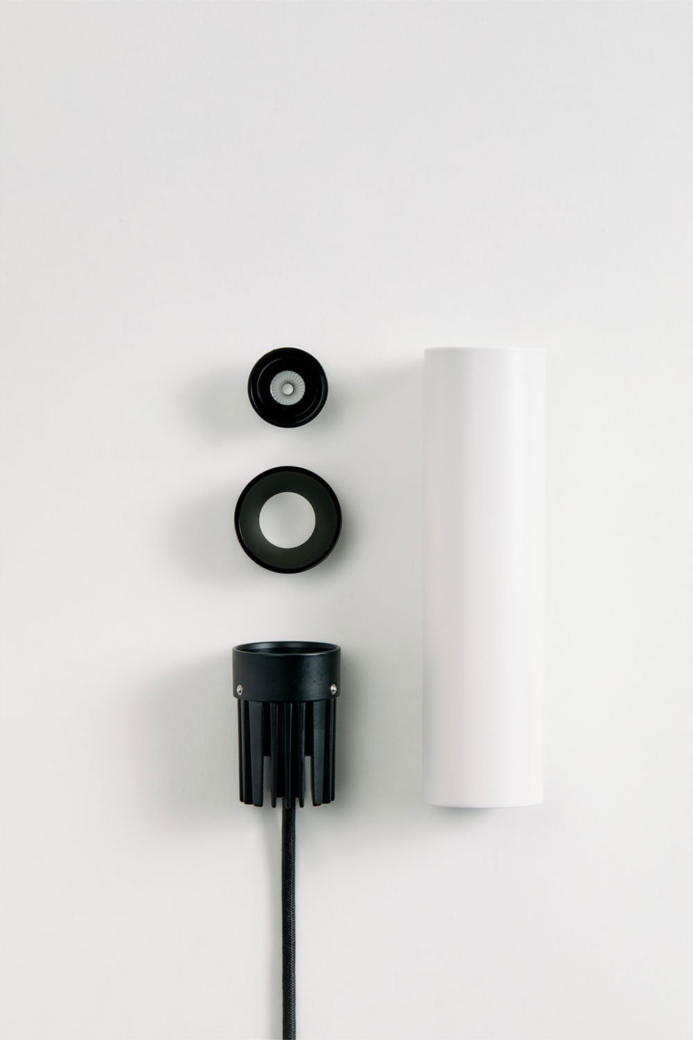 Lot de 2 plafonniers LED ronds en saillie Ø4 cm en aluminium Luisiana, imagen de galeria 7