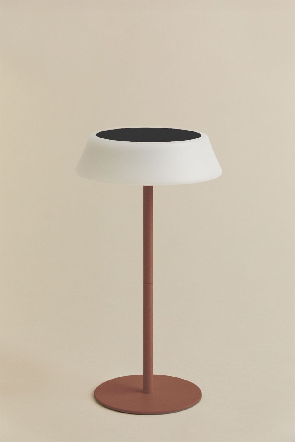 Lampe de table solaire LED sans fil en polyéthylène et fer Ulenia, image de la galerie 1