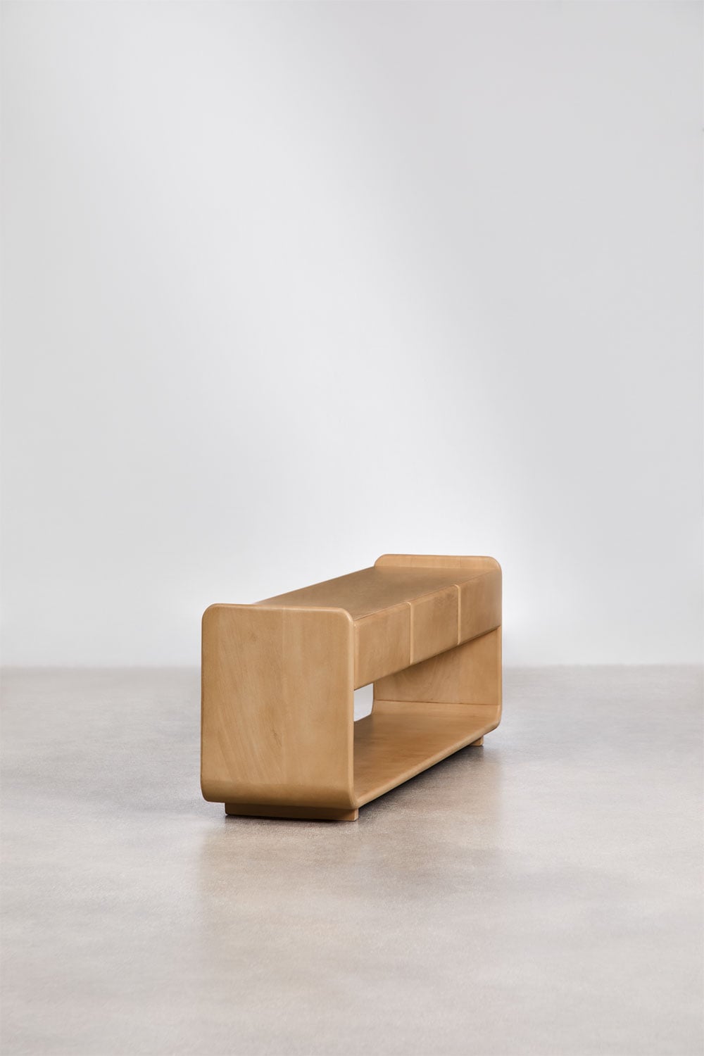 Meuble TV 140x40 cm en bois de manguier Tinsley, image de la galerie 2