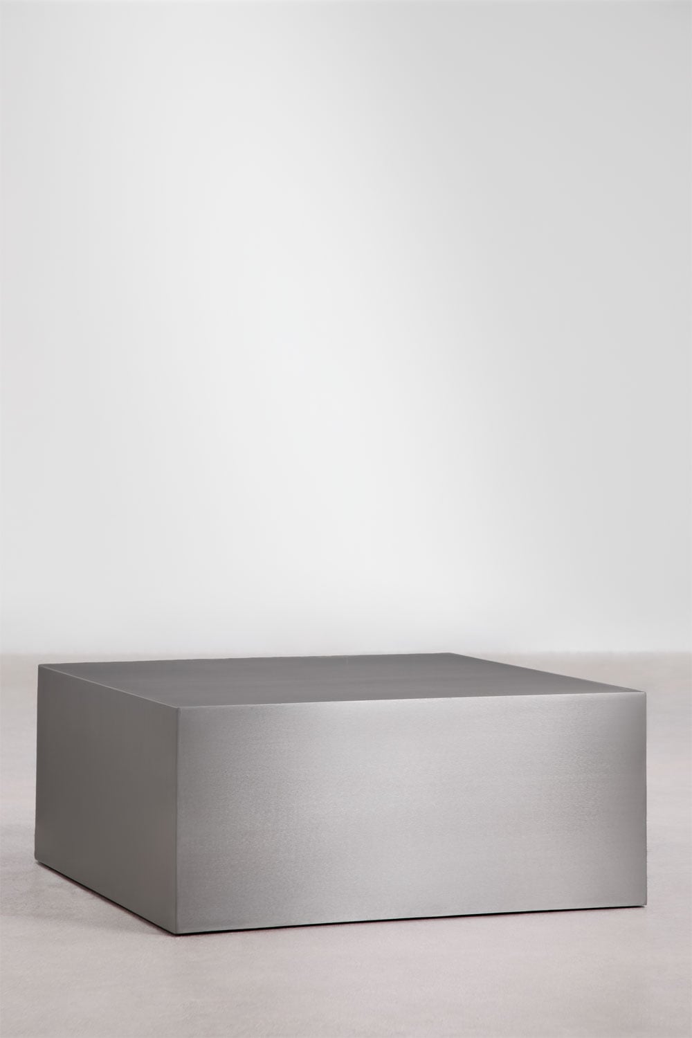 Table basse rectangulaire 100x70 cm en acier inoxydable Iuraima, image de la galerie 1