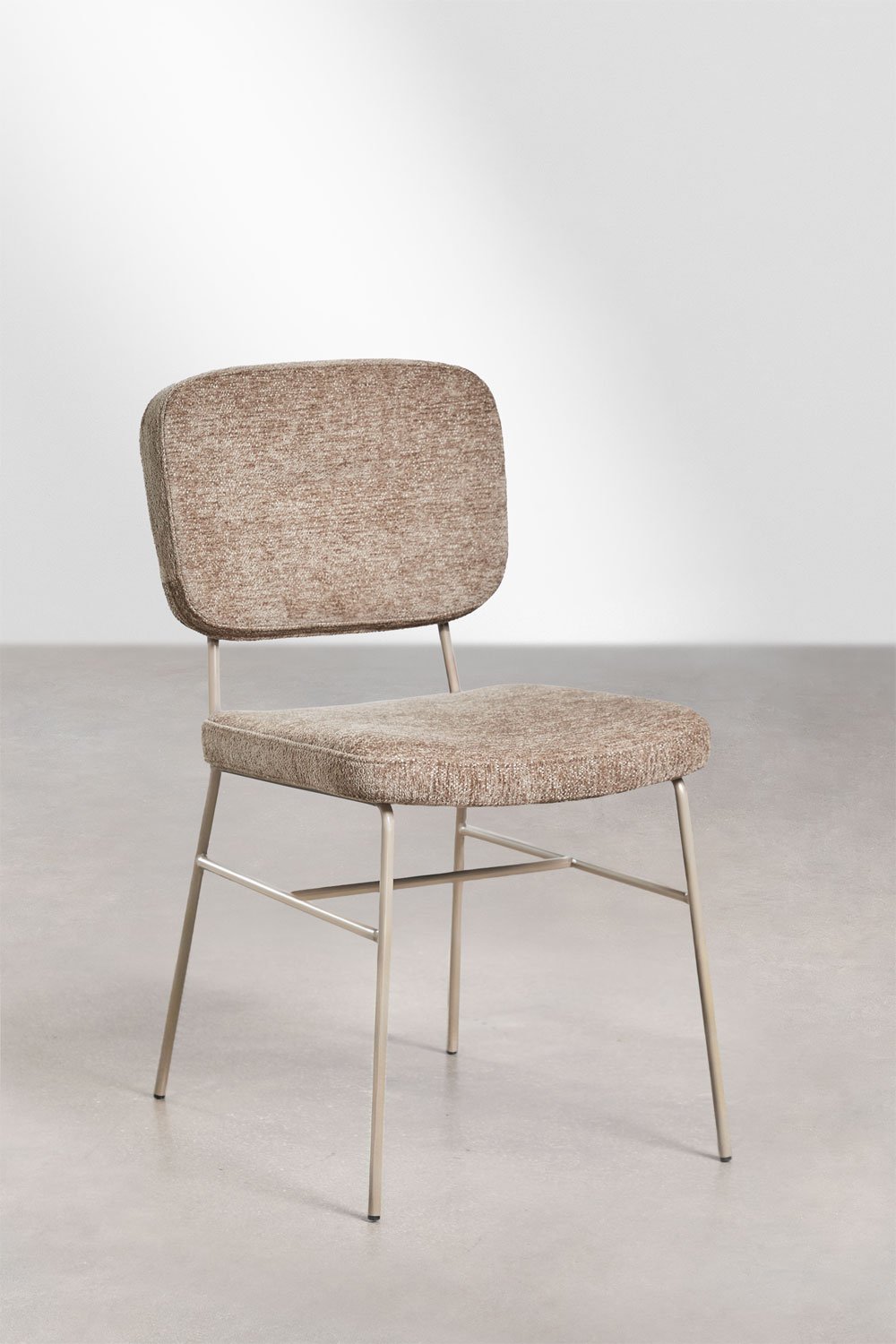 Pack de 4 chaises de salle à manger rembourrées Milih, image de la galerie 1