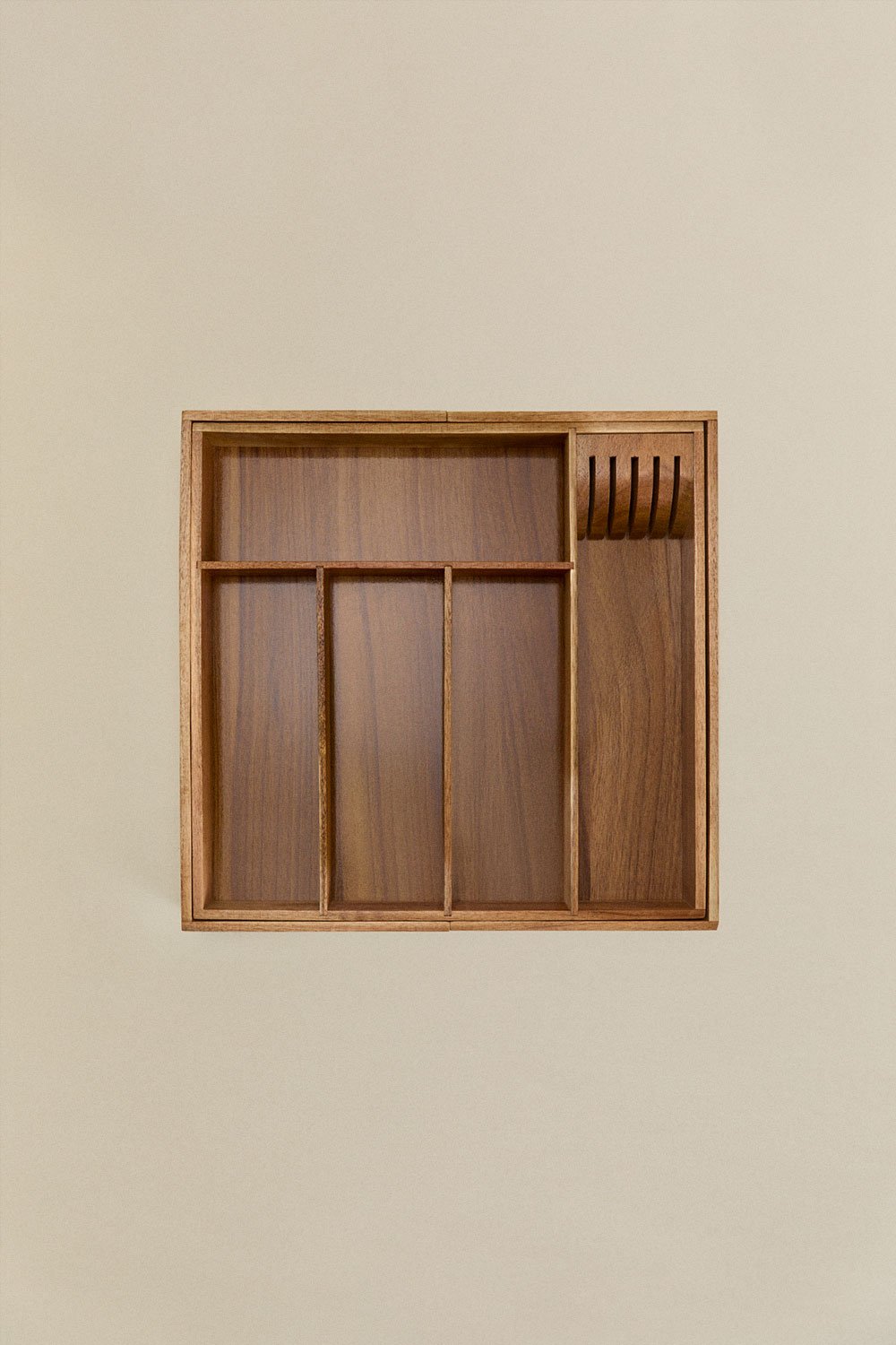 Range-couverts extensible en bois d'acacia Alaitz, image de la galerie 8