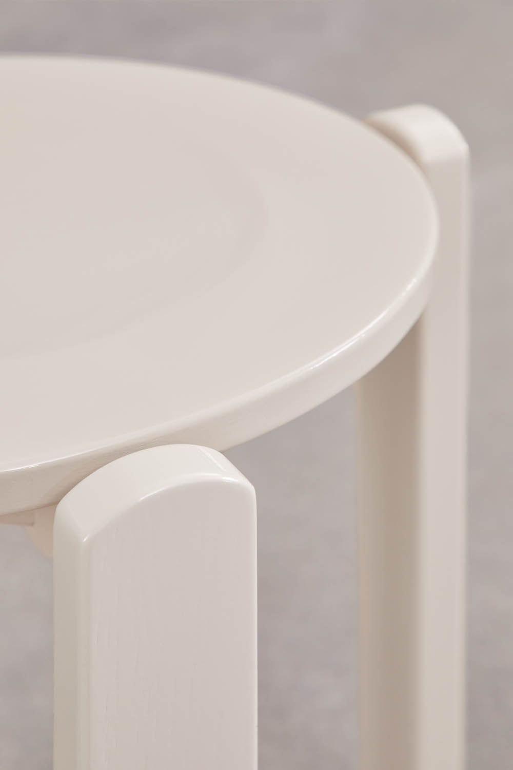 Pack de 2 tabourets bas ↑45 cm en bois de chêne Noreli, image de la galerie 2