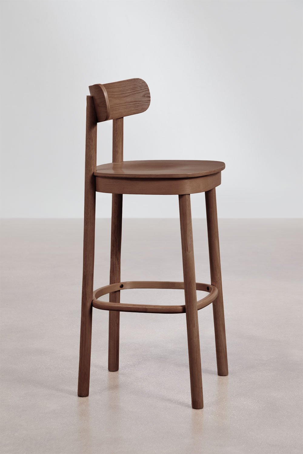 Pack de 4 tabourets hauts en bois Taleri, image de la galerie 2