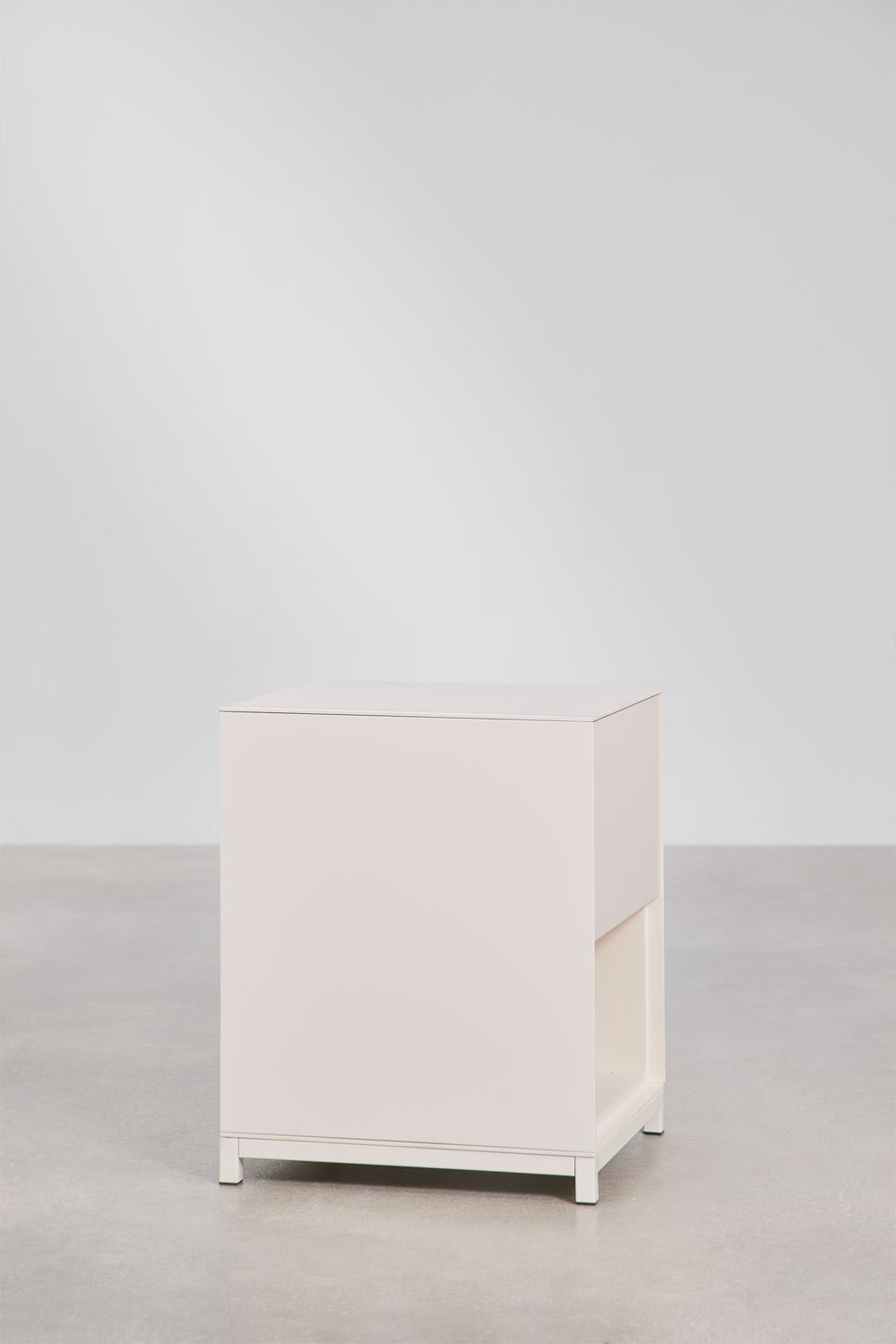 Pack de 2 tables de chevet carrées 40x40 cm en MDF Kivora, image de la galerie 2