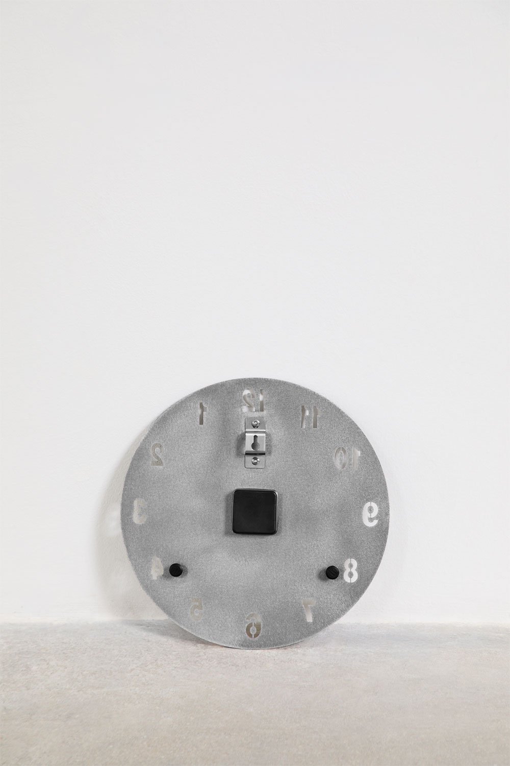 Horloge murale Ø40 cm en acier inoxydable Kimberly, image de la galerie 4