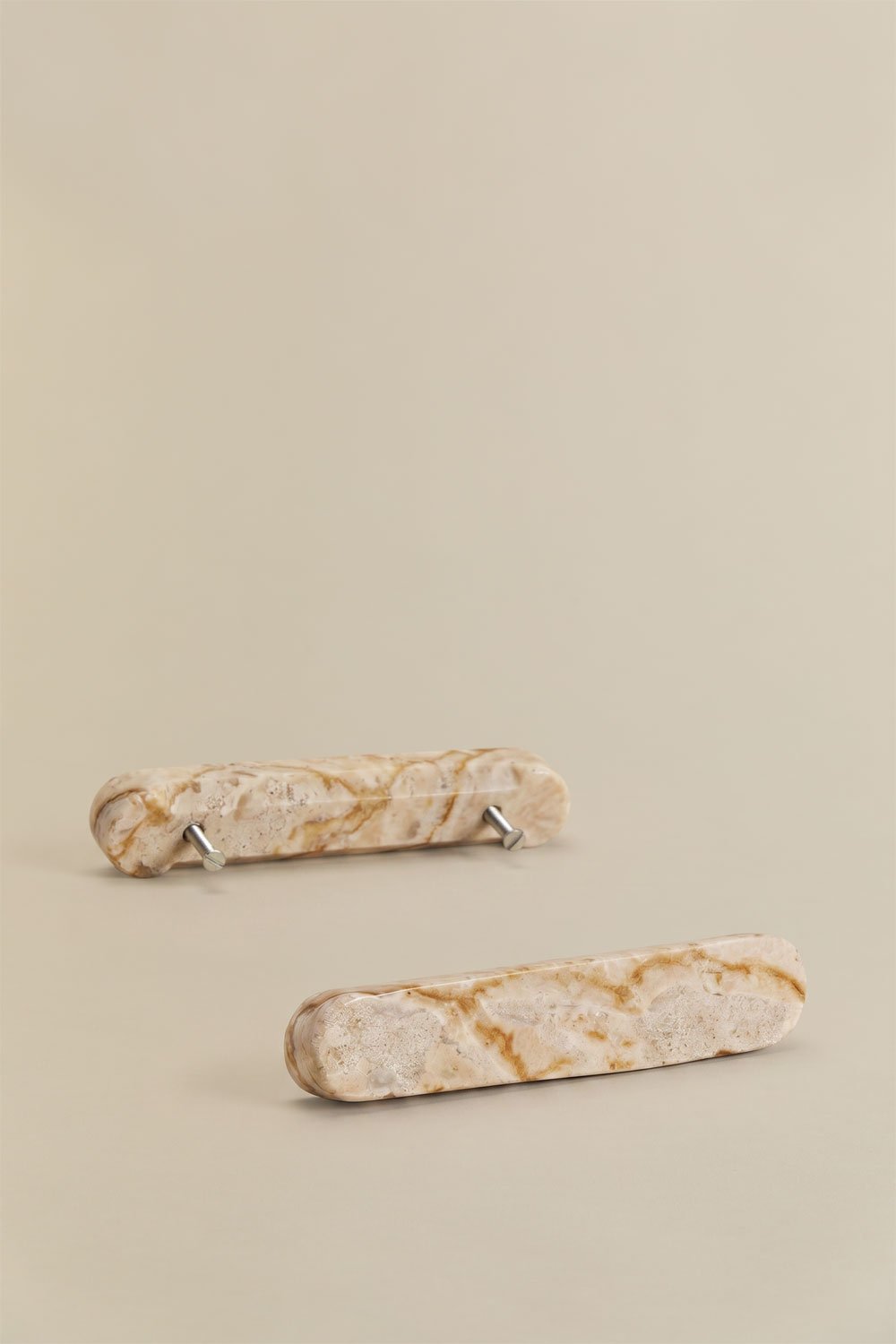 Pack de 2 poignées en pierre naturelle Casbina, image de la galerie 3