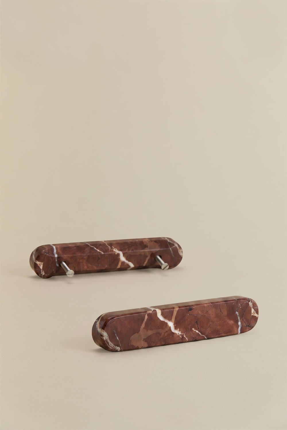 Pack de 2 poignées en pierre naturelle Casbina, image de la galerie 3