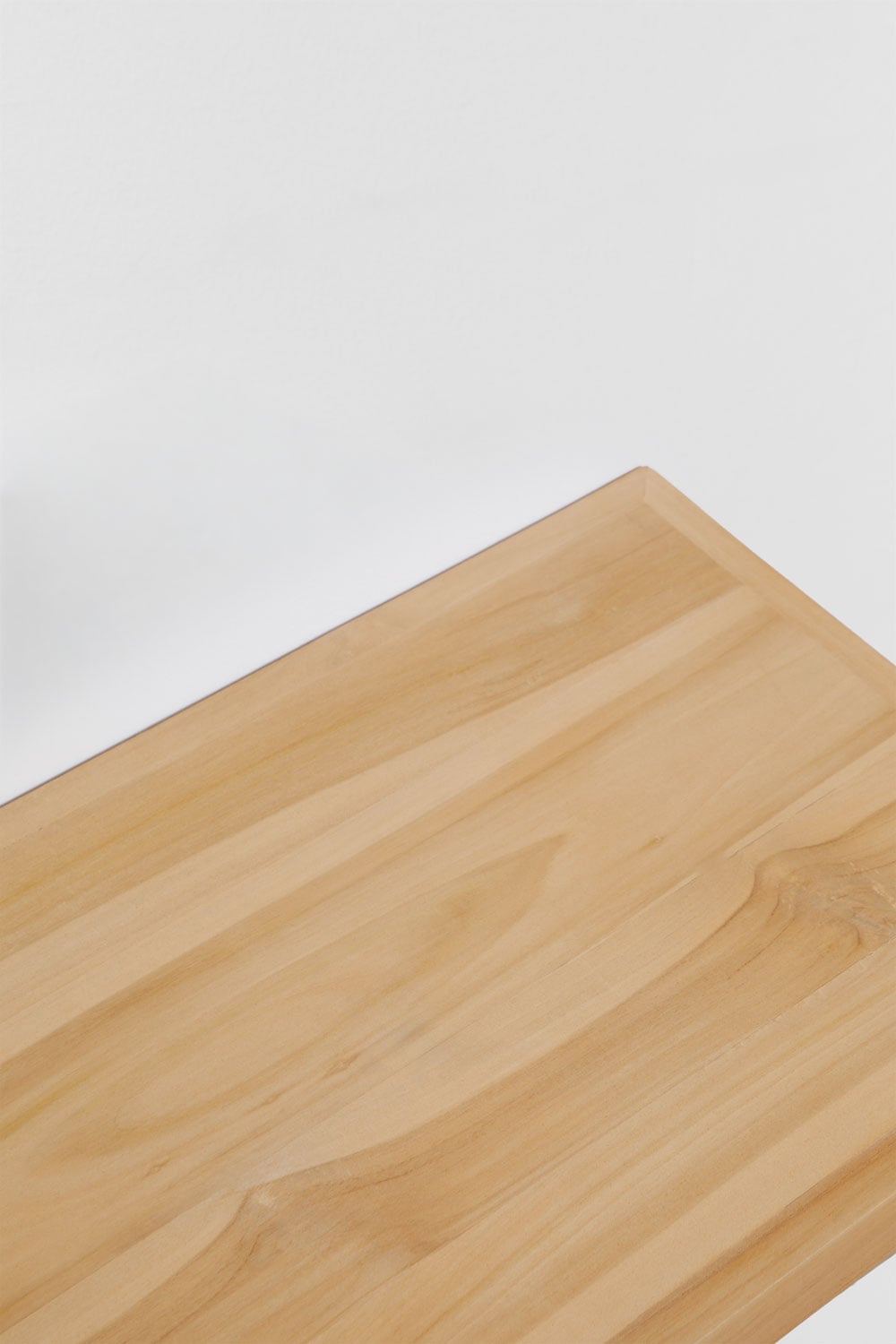 Ensemble meuble de salle de bain suspendu 70x45 cm en bois de teck Neill, image de la galerie 5
