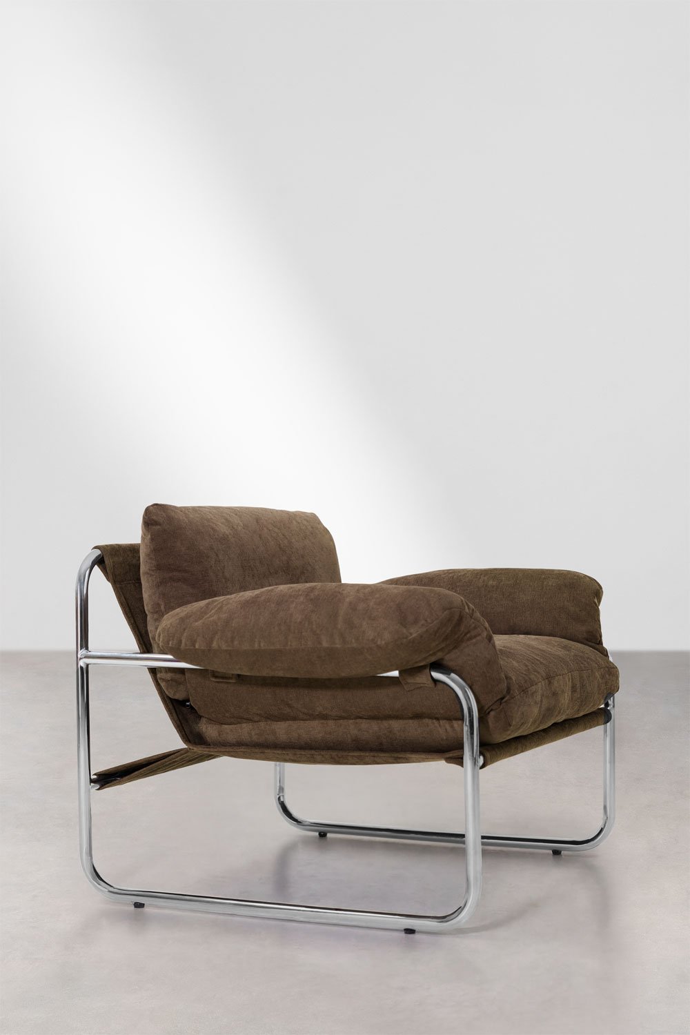 Fauteuil en chenille et fer Evani, image de la galerie 5