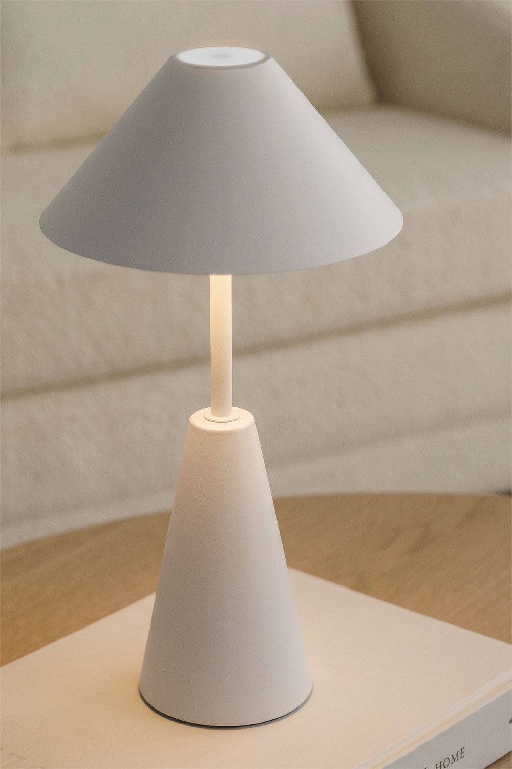 Lampe de table LED sans fil en fer Alexis, image de la galerie 2
