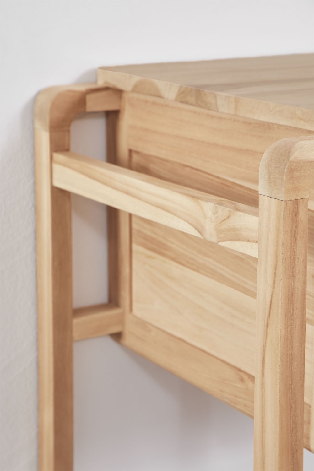 Ensemble de meuble de salle de bain en bois de teck Bradley, image de la galerie 5