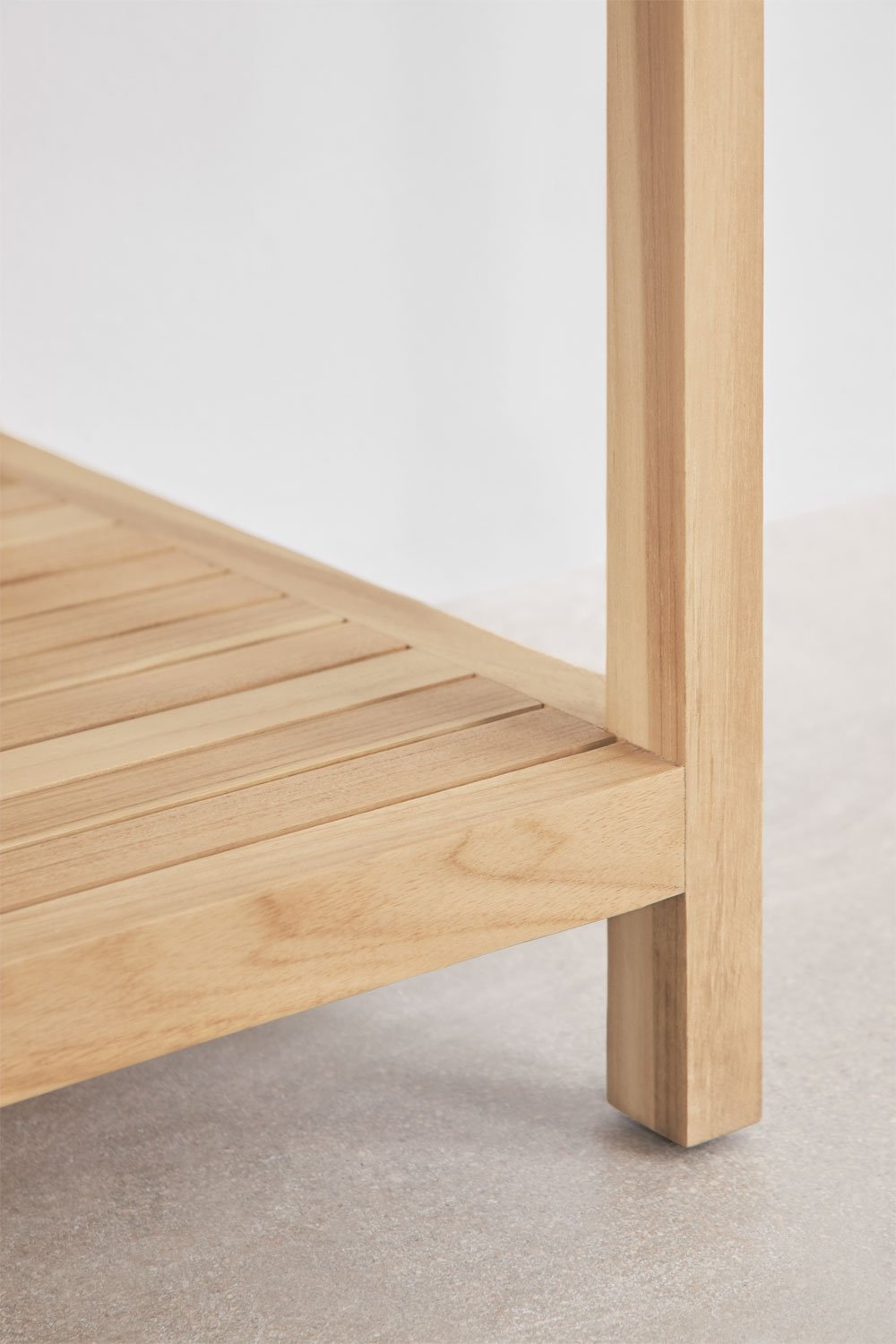 Ensemble de meuble de salle de bain en bois de teck Bradley, image de la galerie 8