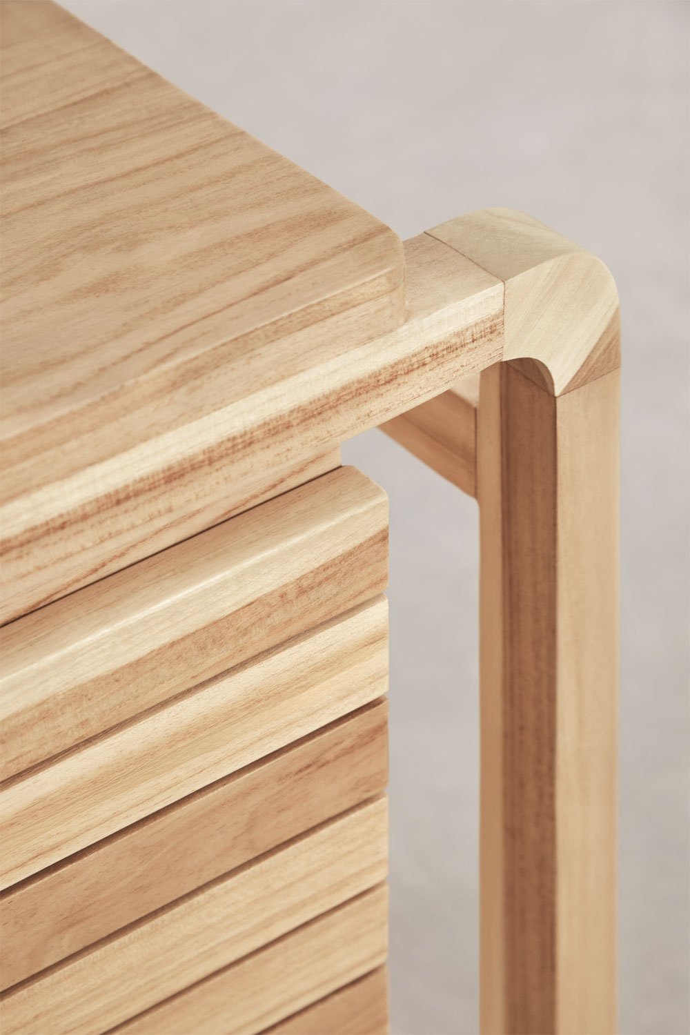 Ensemble de meuble de salle de bain en bois de teck Bradley, image de la galerie 7