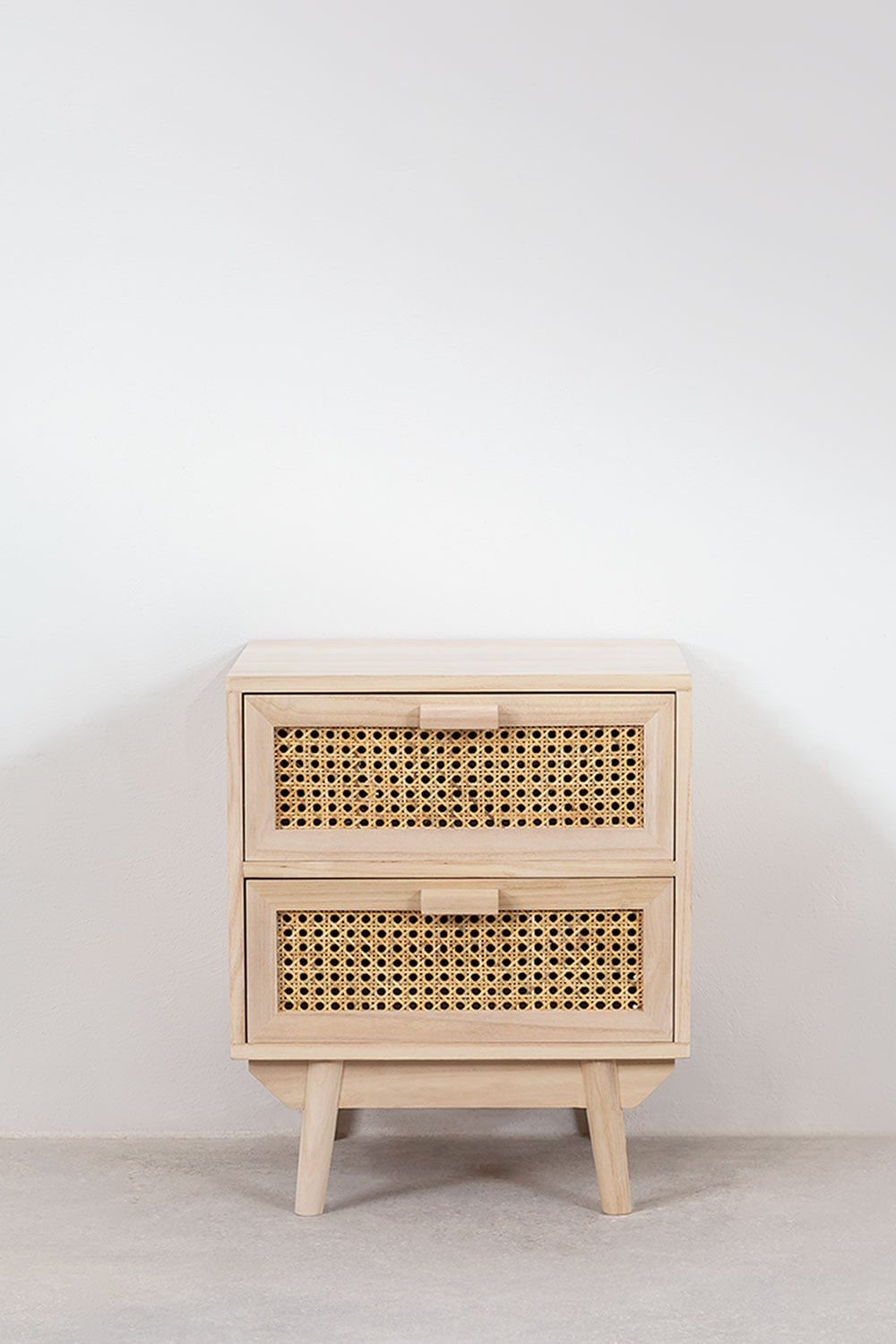 Pack de 2 tables de chevet 40x40 cm en bois Ralik, image de la galerie 4