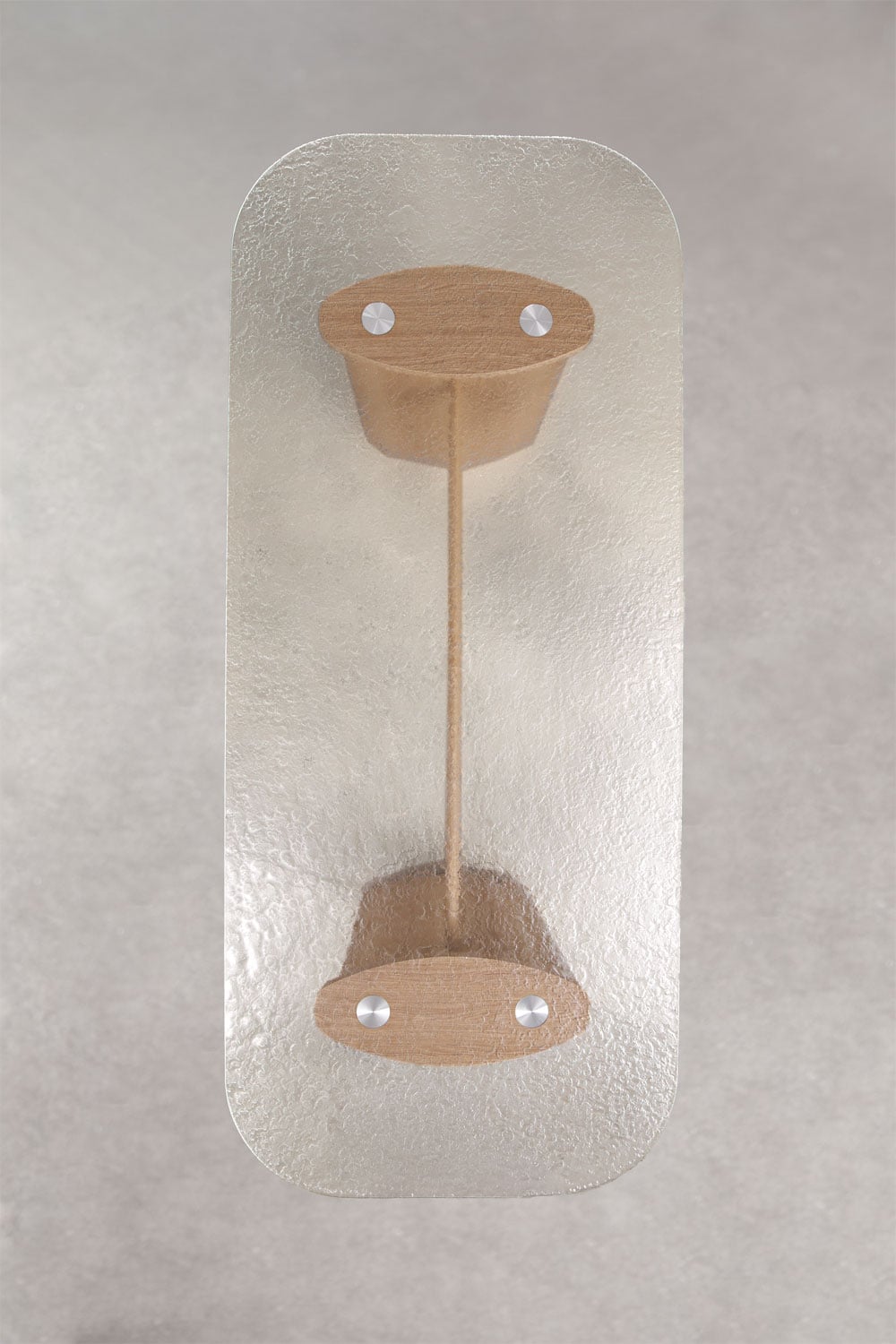 Table à manger rectangulaire 260x110 cm en verre trempé et MDF Zarvi, image de la galerie 8