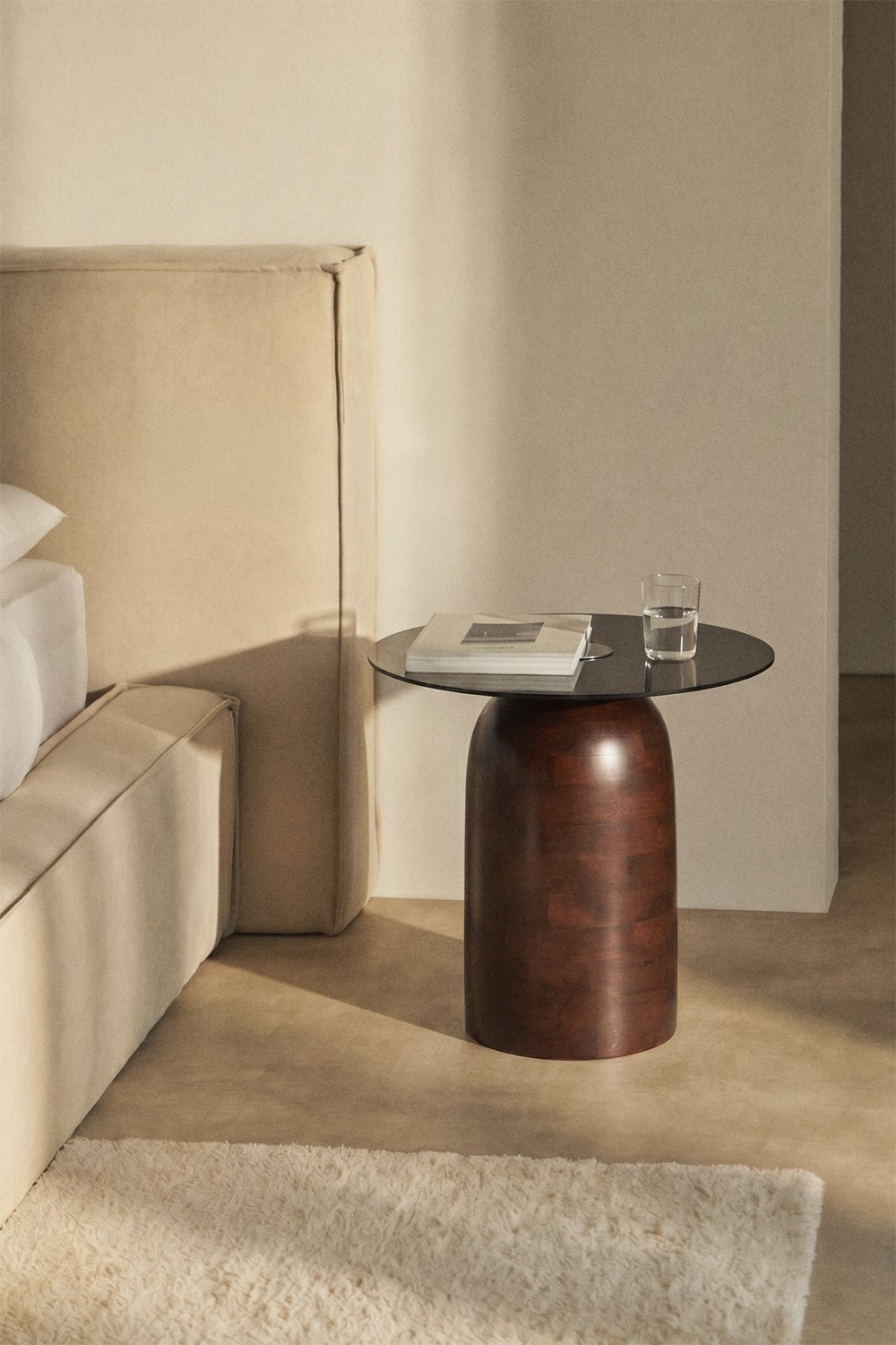 Table de chevet Ø40 cm Alliser, image de la galerie 1