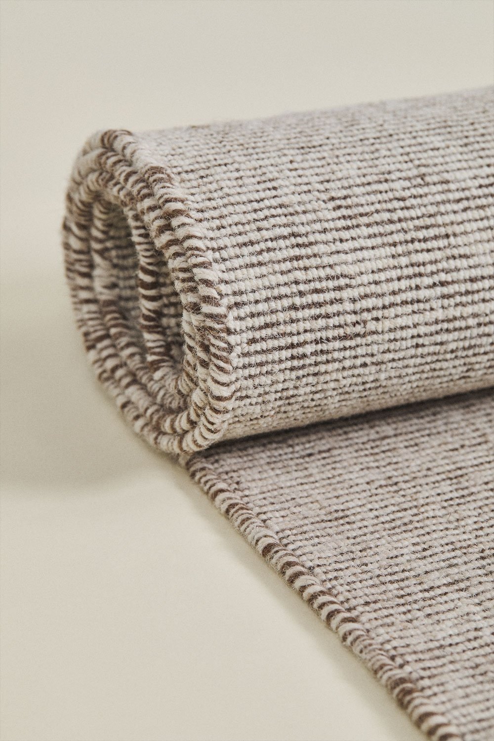 Tapis rectangulaire en laine et coton Quiteria, image de la galerie 2