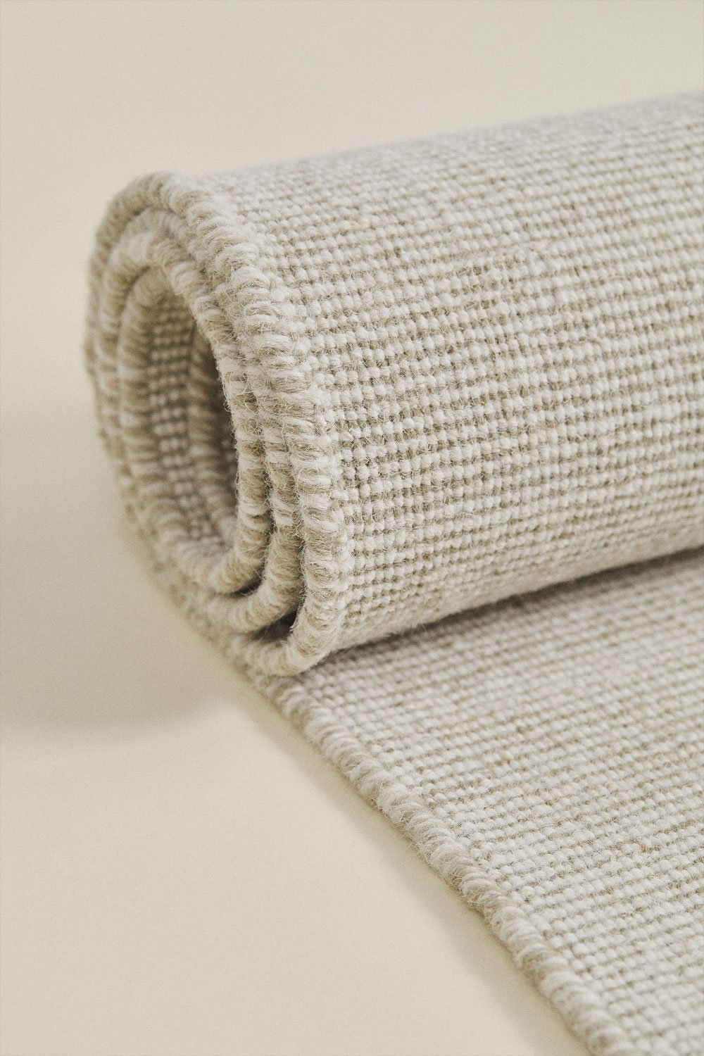 Tapis rectangulaire en laine et coton Quiteria, image de la galerie 2