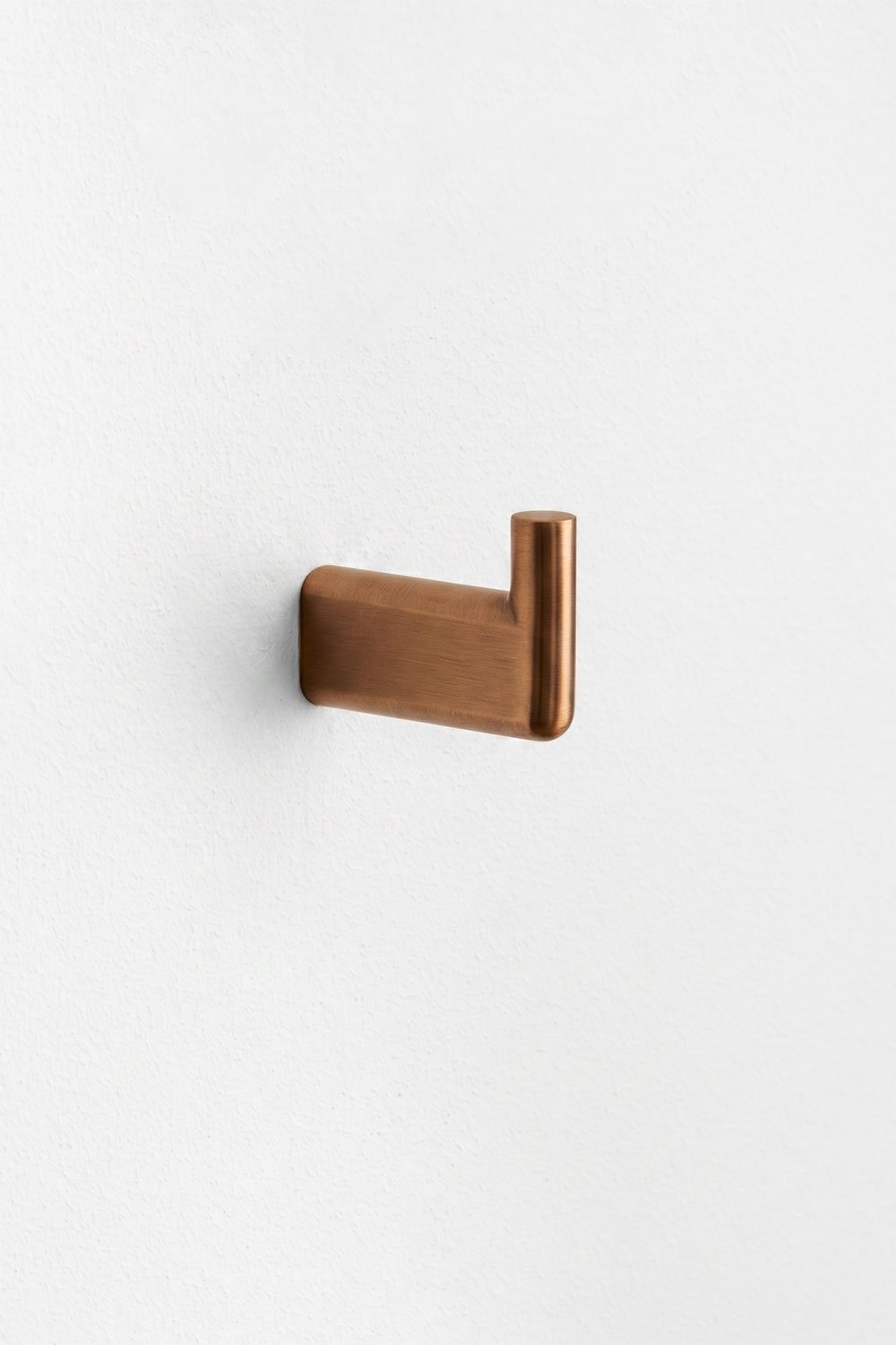 Patère de salle de bain en acier inoxydable et or rose brossé Rovent, image de la galerie 3