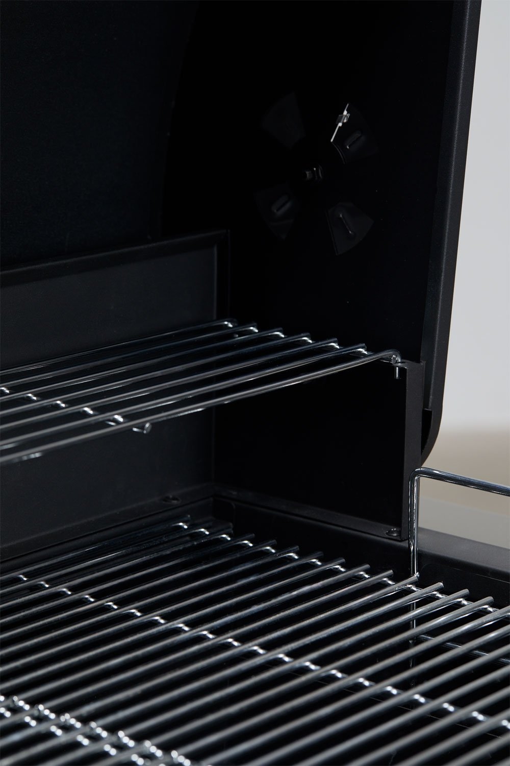 Module de rangement avec barbecue au charbon pour cuisine modulaire d'extérieur en acier Rivana, image de la galerie 6