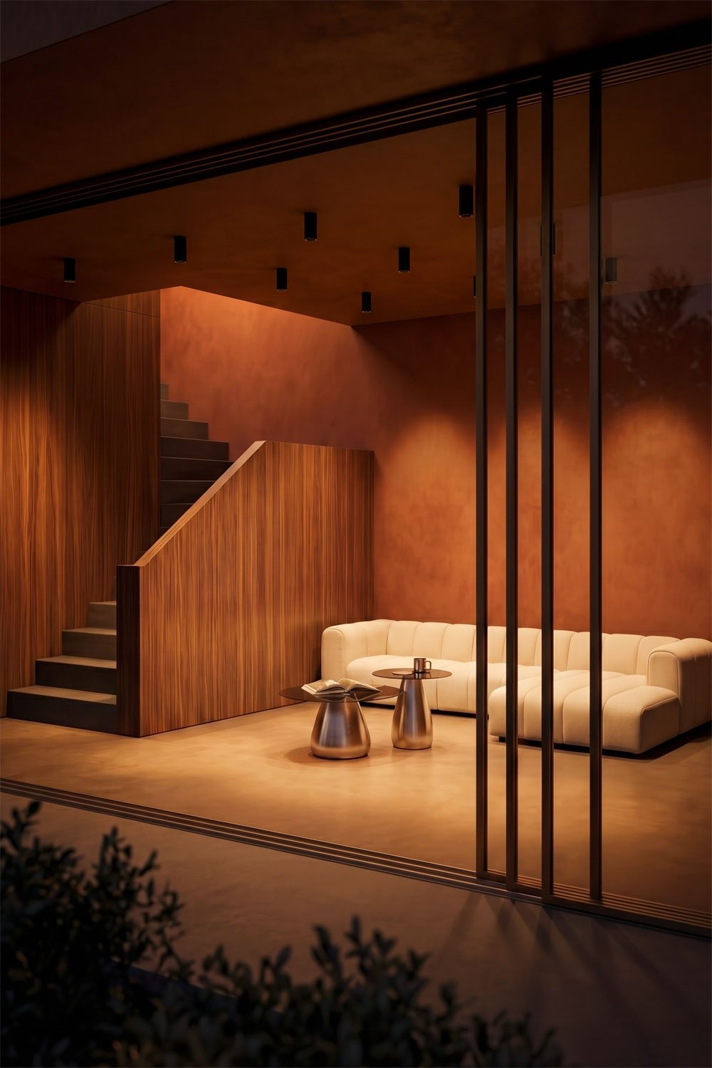 Applique de plafond LED de surface rond Ø7,2 cm en aluminium Luisiana, imagen de galeria 1