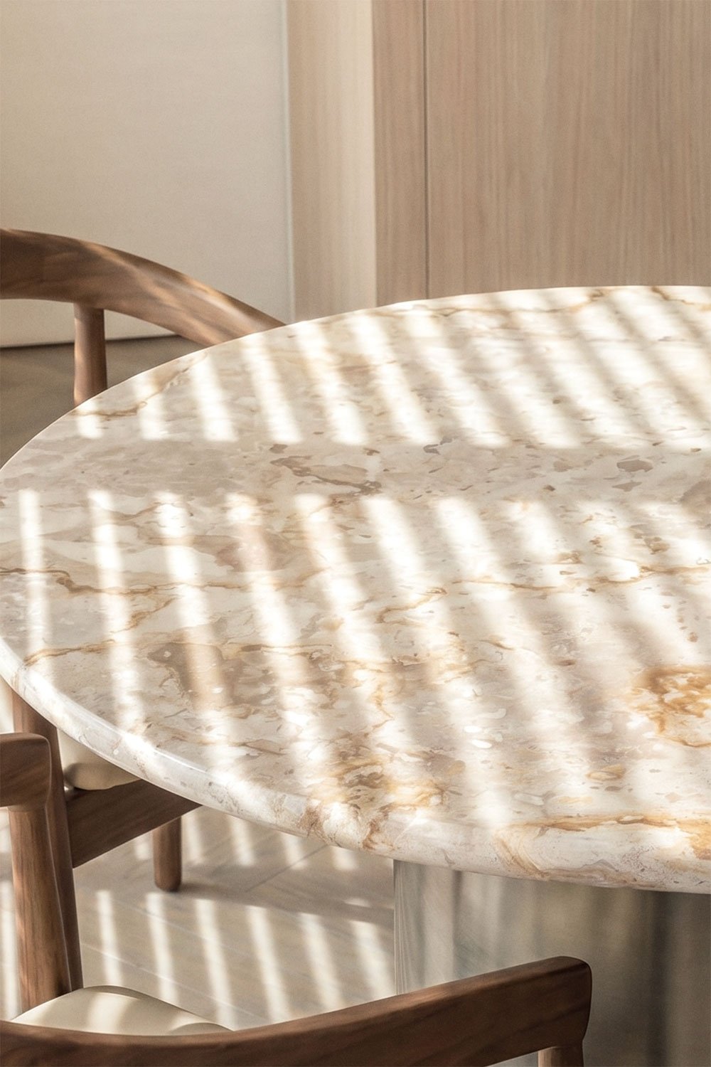 Table de salle à manger ronde Ø120 cm Luceida, image de la galerie 2