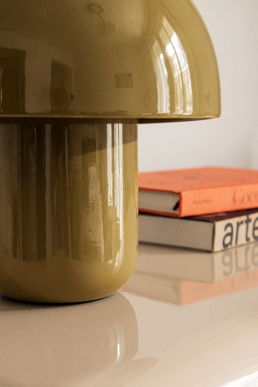 Lampe de table ↑30 cm en fer Zyora, image de la galerie 2