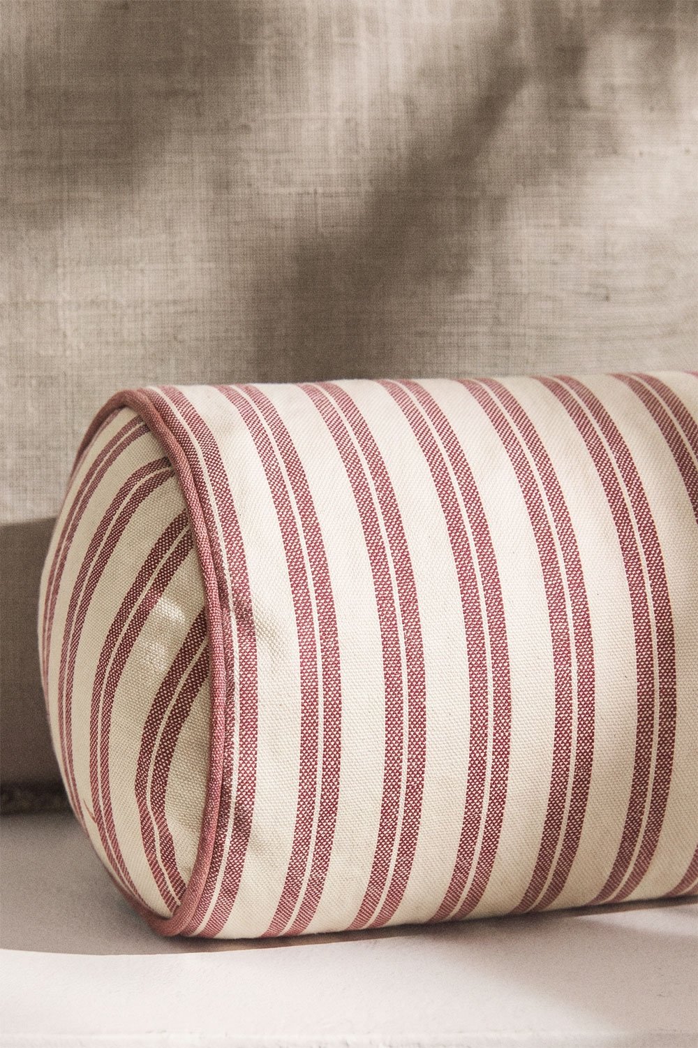 Coussin rouleau 15x50 cm pour jardin en tissu Somalia, image de la galerie 2