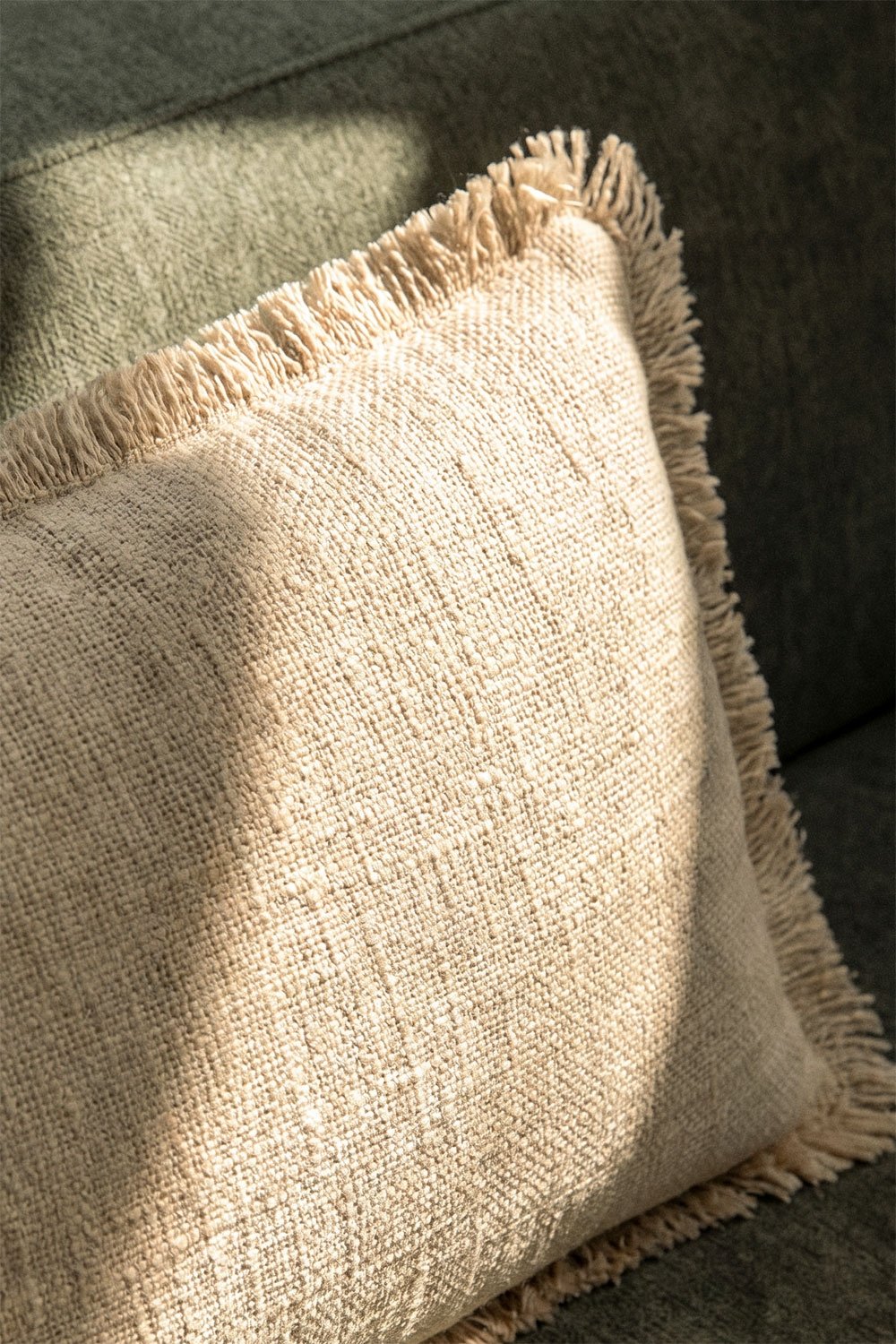 Coussin rectangulaire 30x50 cm en coton Soncey, image de la galerie 2
