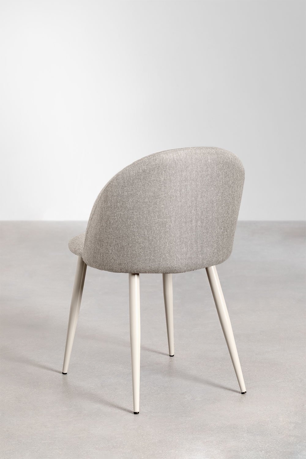 Chaise de salle à manger rembourrée et en acier Kana, image de la galerie 5