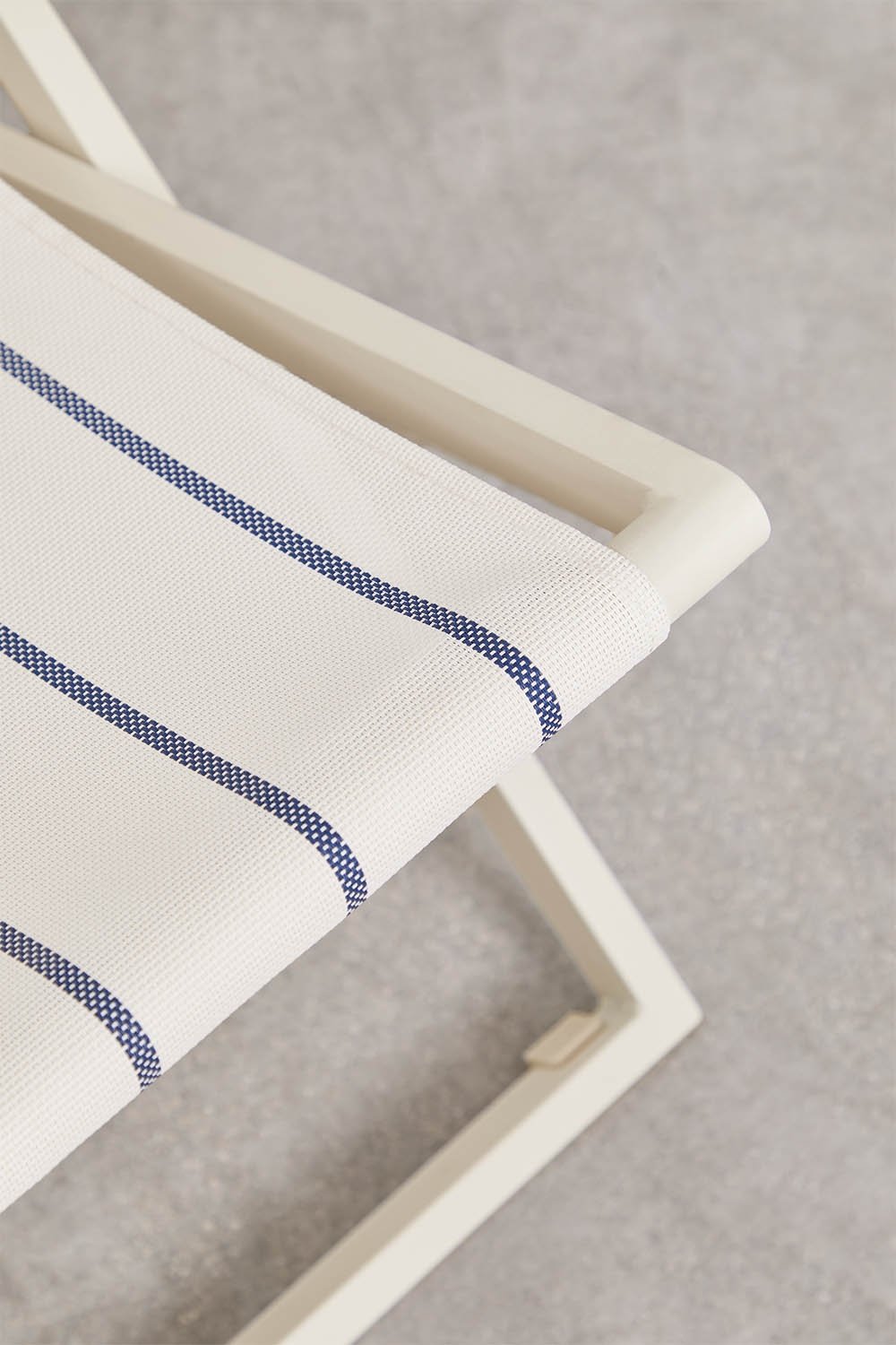 Pack de 2 chaises longues pliantes en acier avec coussin Jensy, image de la galerie 7