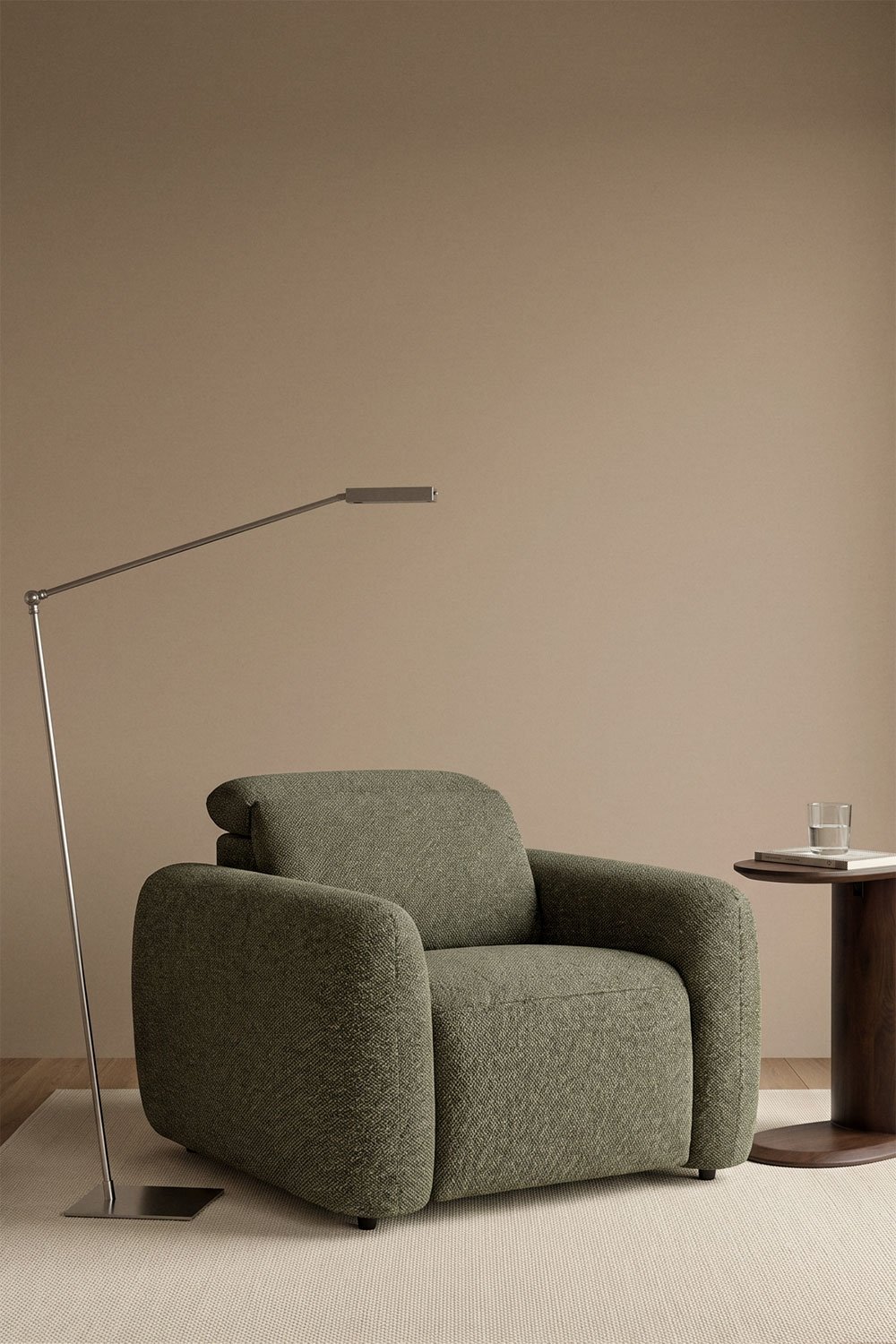 Fauteuil relax électrique tapissé Peggy, image de la galerie 1