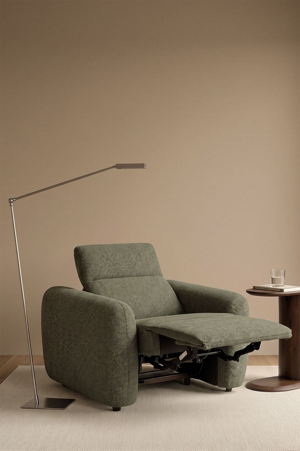 Fauteuil relax électrique tapissé Peggy, image de la galerie 2