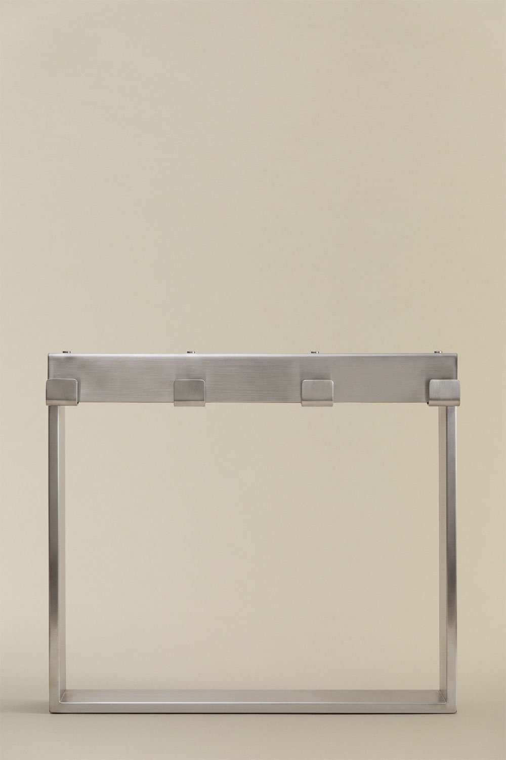 Étagère de douche suspendue en acier inoxydable gris brossé Elaria, image de la galerie 4