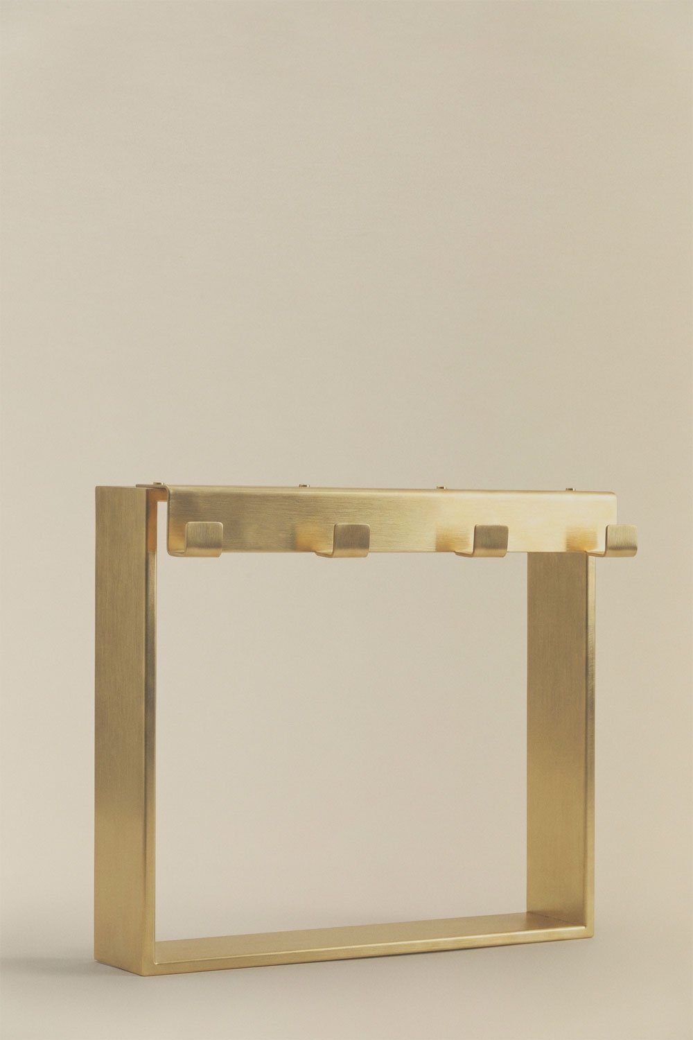 Étagère de douche suspendue en acier inoxydable or brossé Elaria, image de la galerie 3